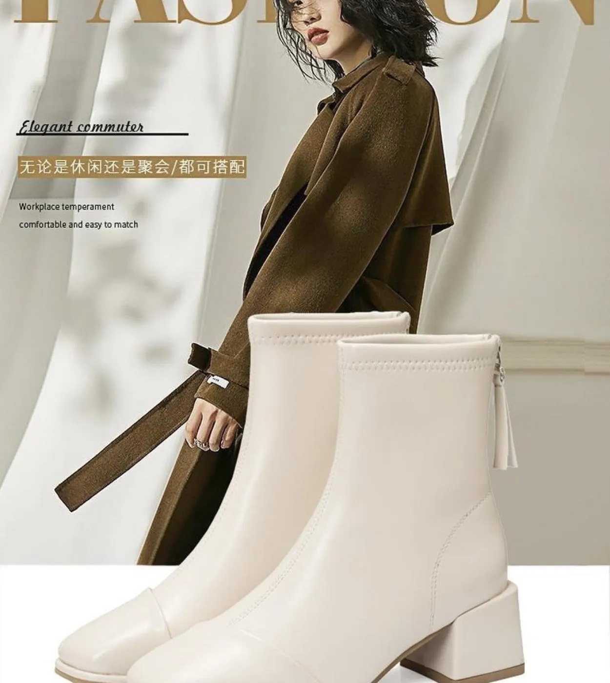 Stivaletti Donna Stivali caldi autunno inverno peluche per donna 2022 Nuove signore libere di trasporto Moda cerniera tacco alto