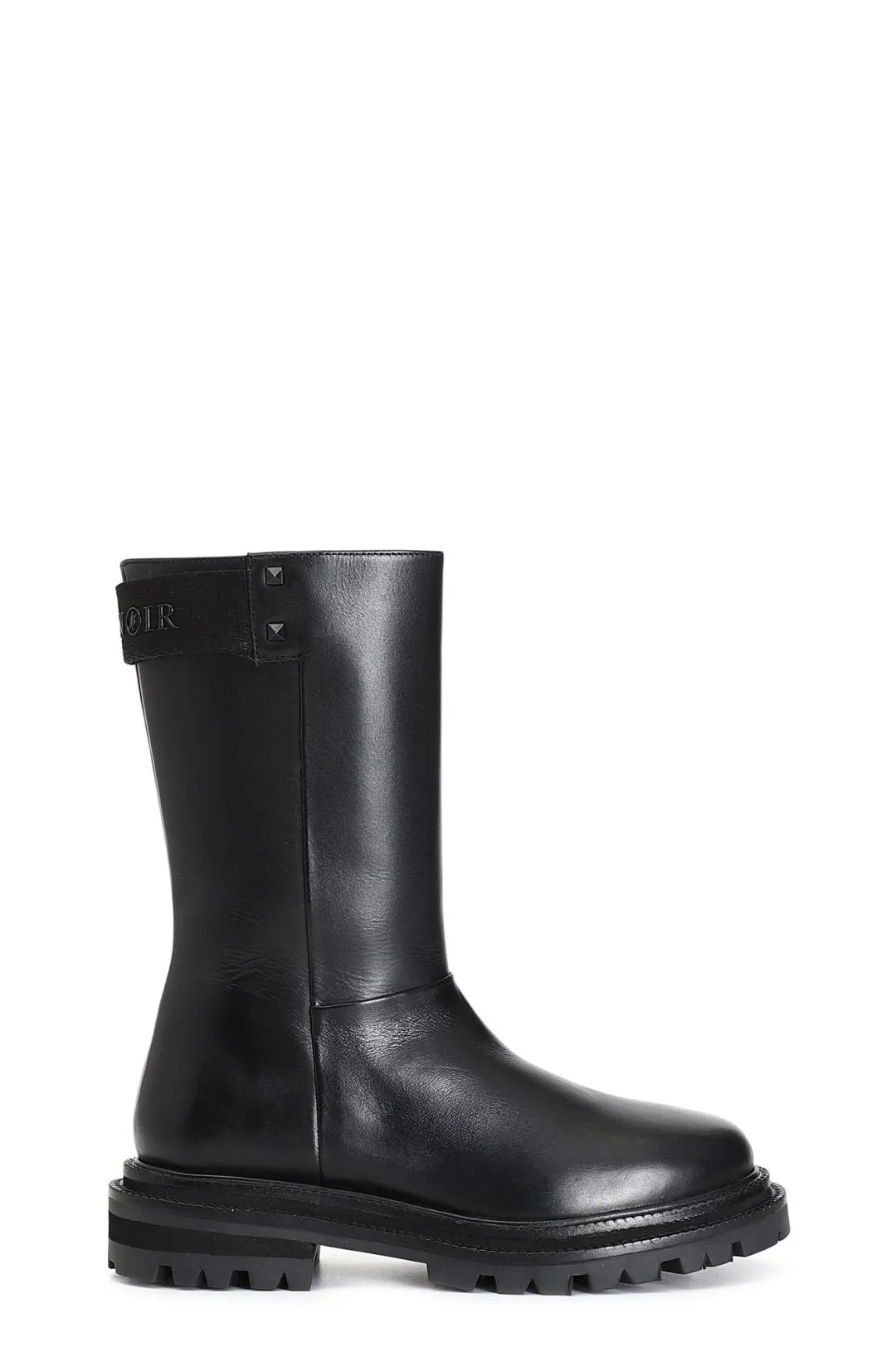 stivaletto donna in pelle nero