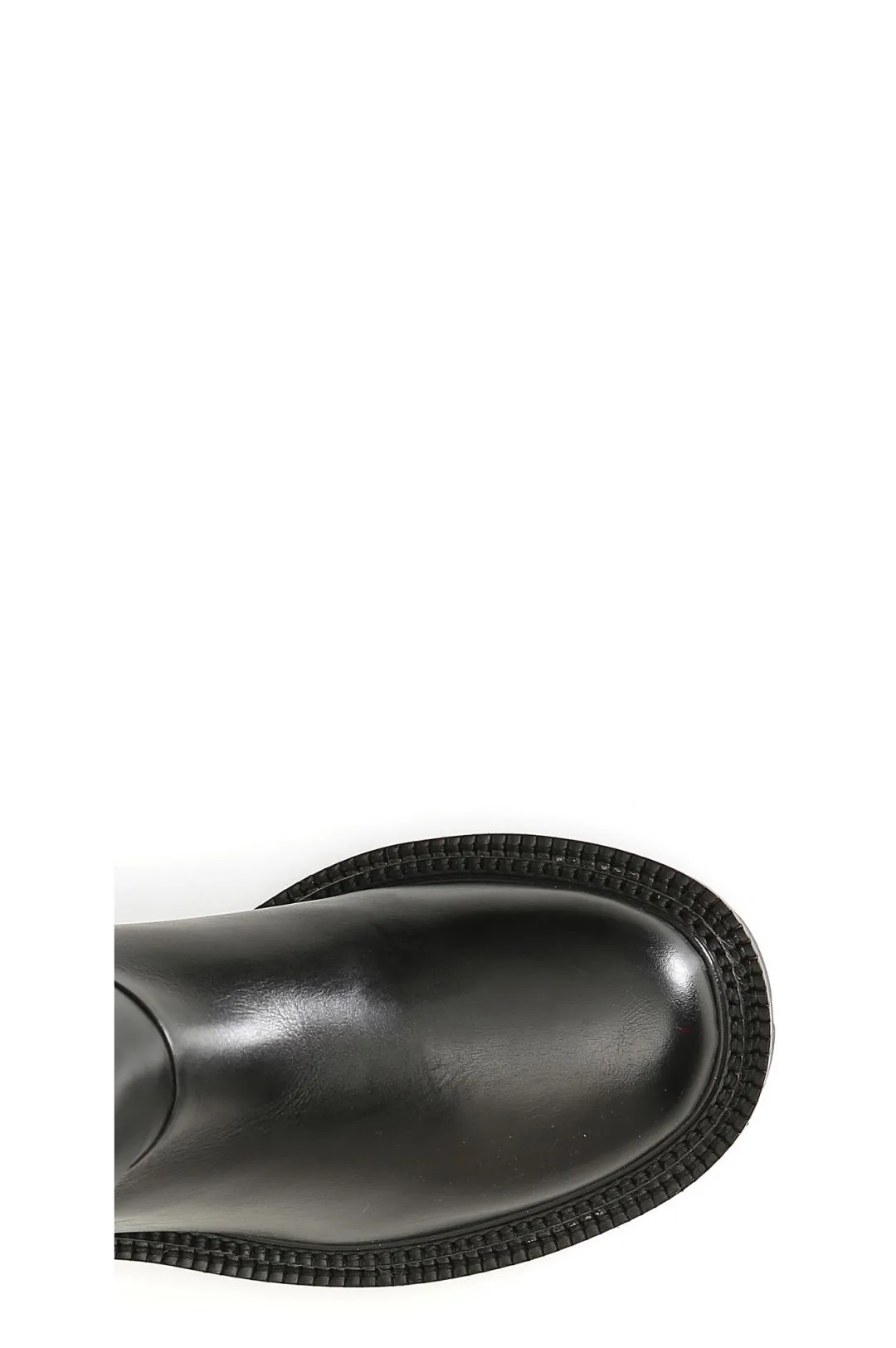 stivaletto donna in pelle nero