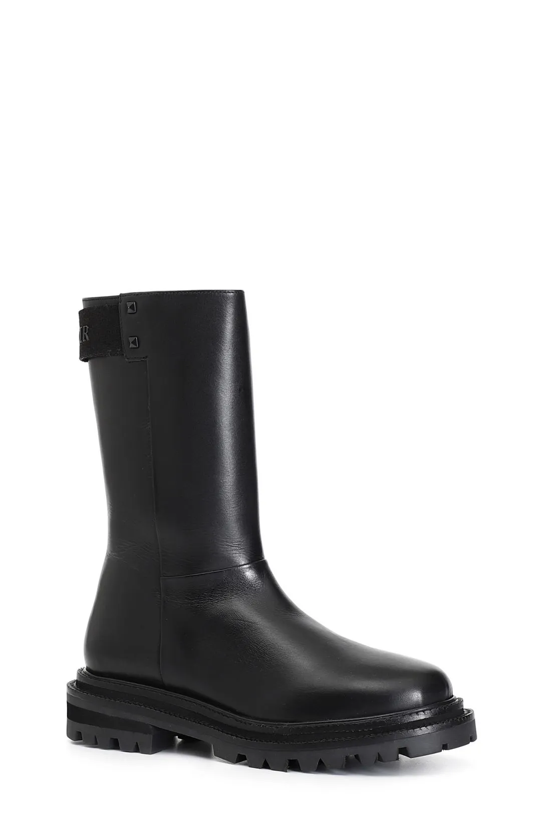 stivaletto donna in pelle nero