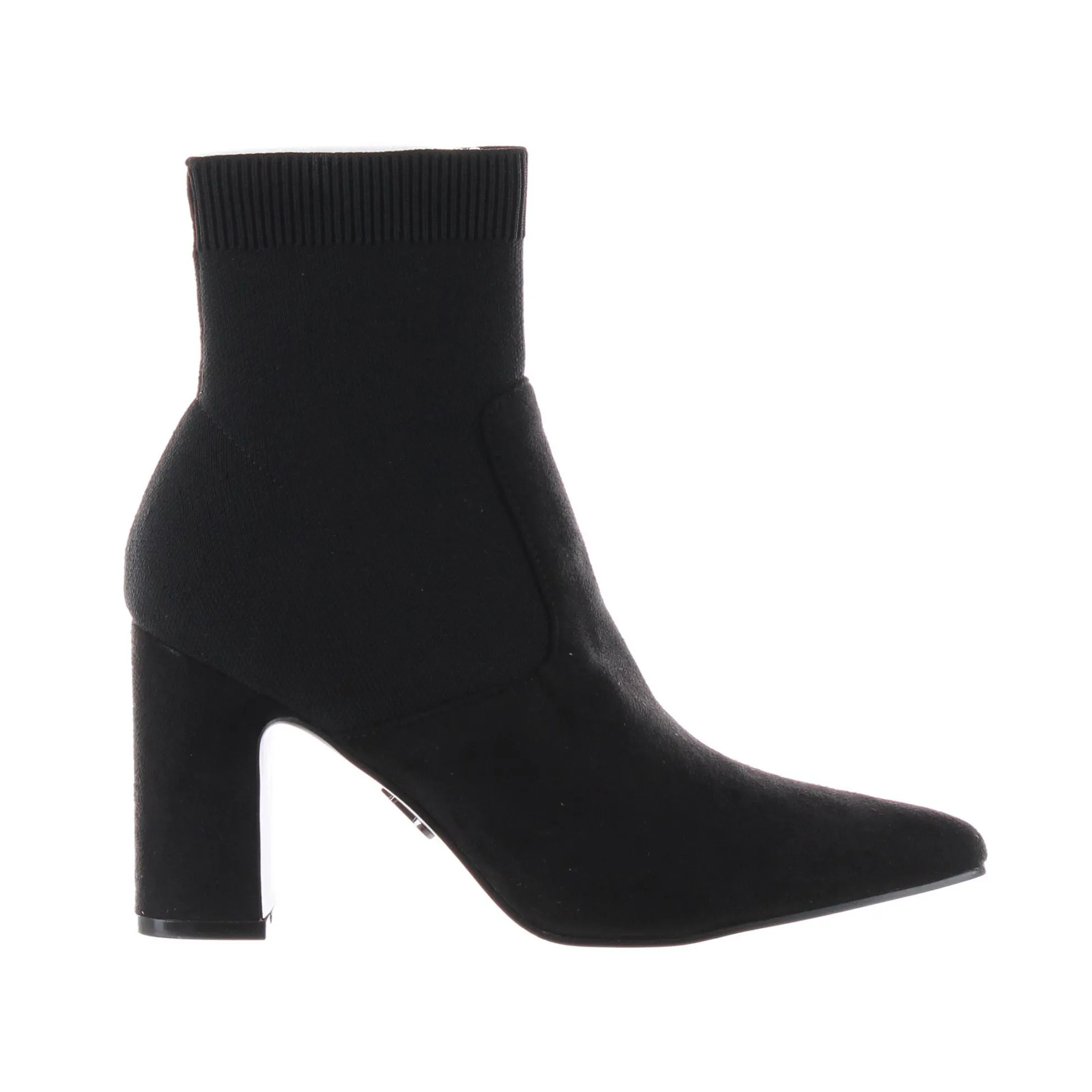 Stivaletto in camoscio con gambale stretch