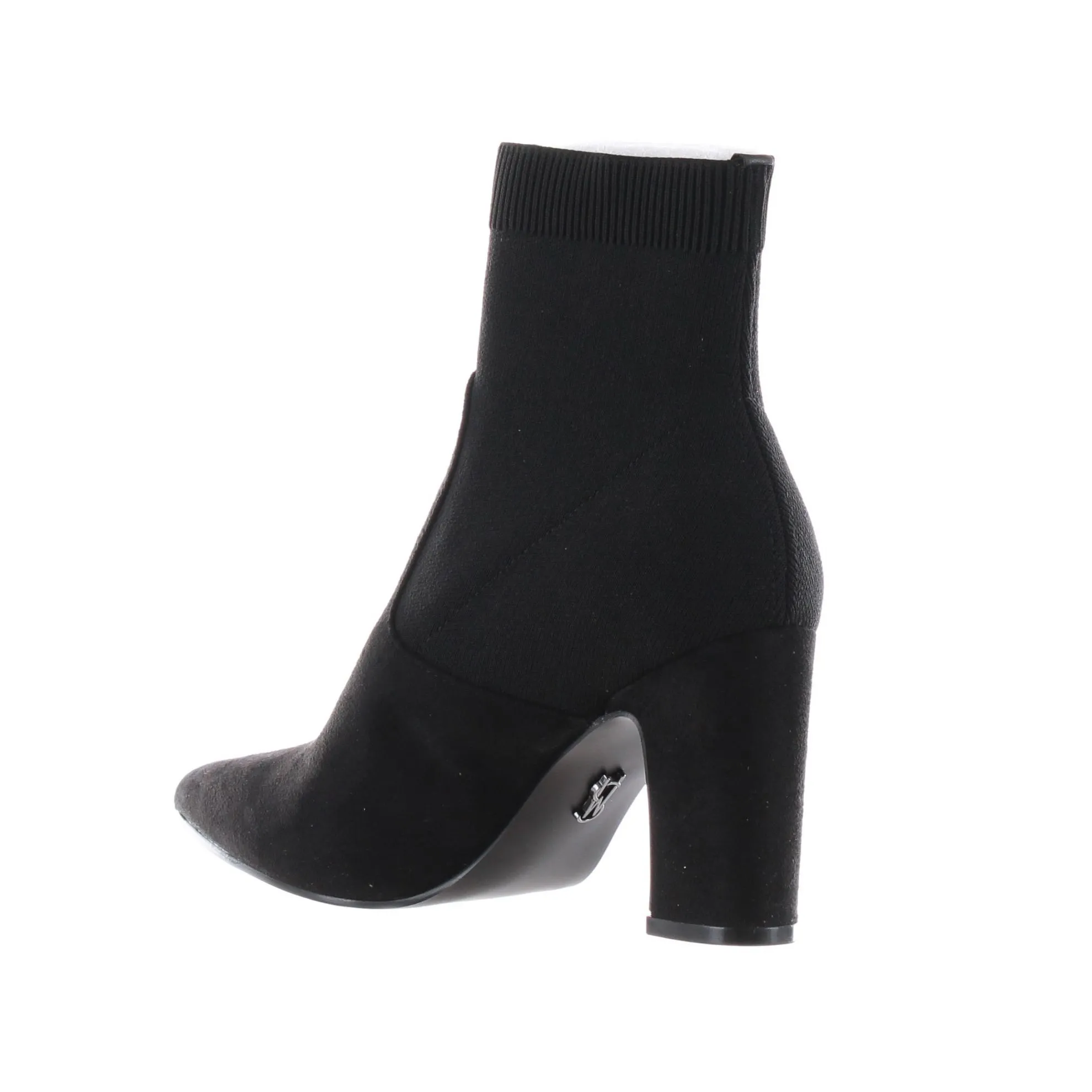 Stivaletto in camoscio con gambale stretch