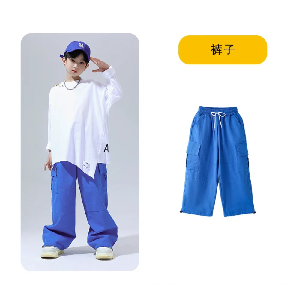 Street Dance Abbigliamento alla moda per bambini Camicia Gilet Completo Ragazzi Hiphop Abbigliamento per prestazioni Ragazze Pas