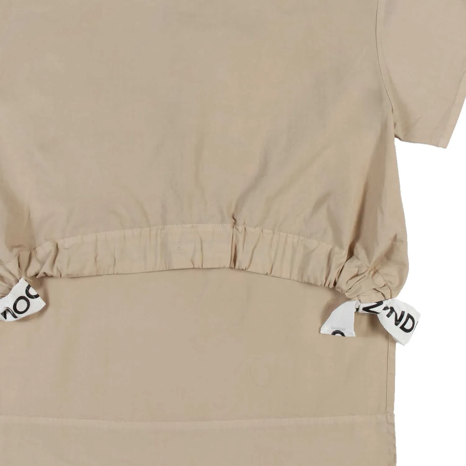 T-Shirt Asimmetrica Beige Bambina E Ragazzo