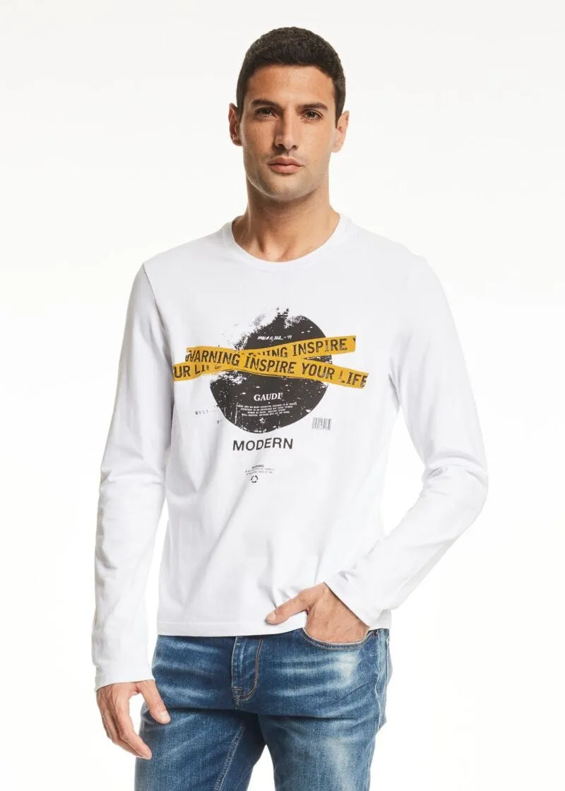 T shirt con motivo stampato