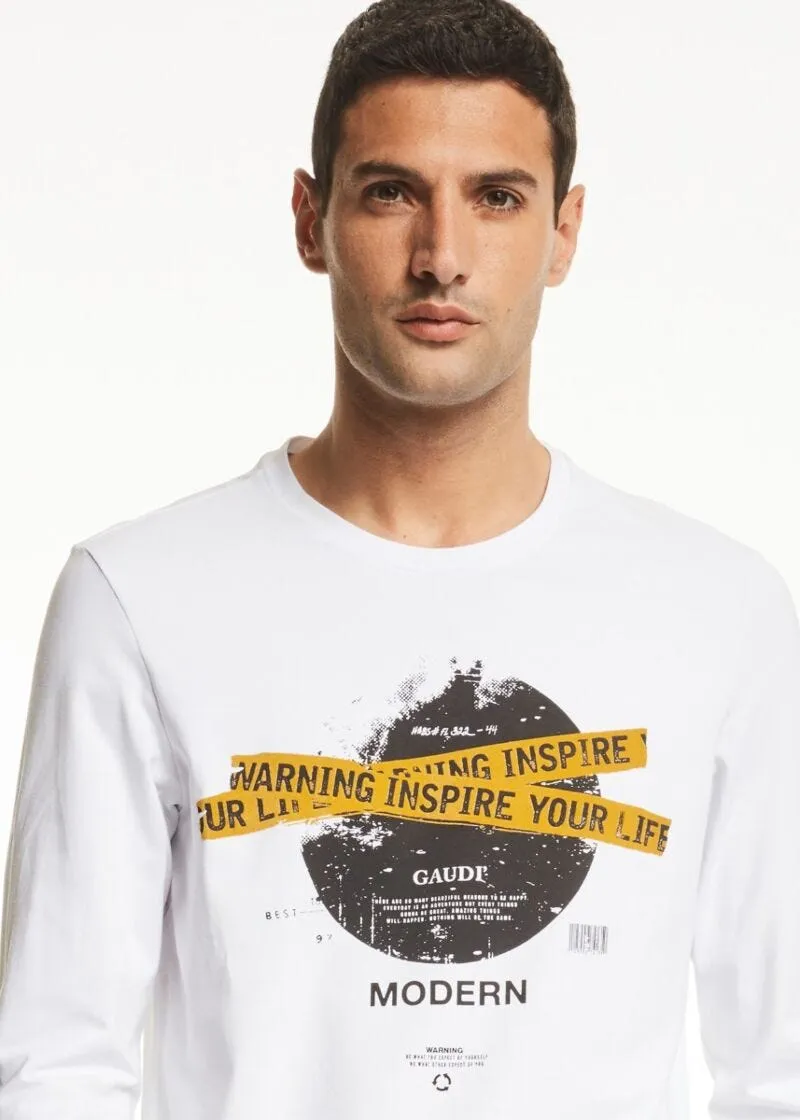 T shirt con motivo stampato
