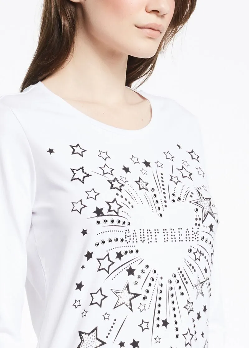 T shirt con stelle
