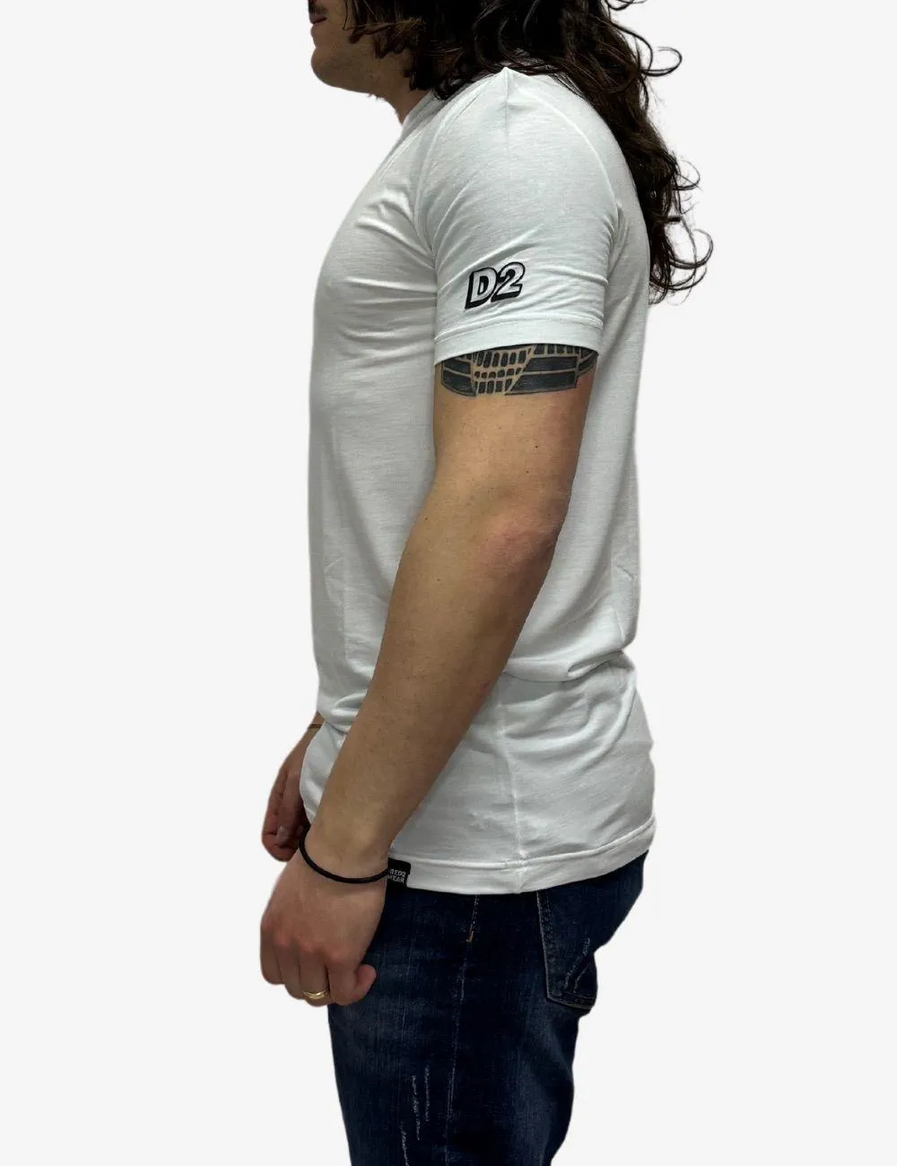 T-Shirt Dsquared2 con logo 3D