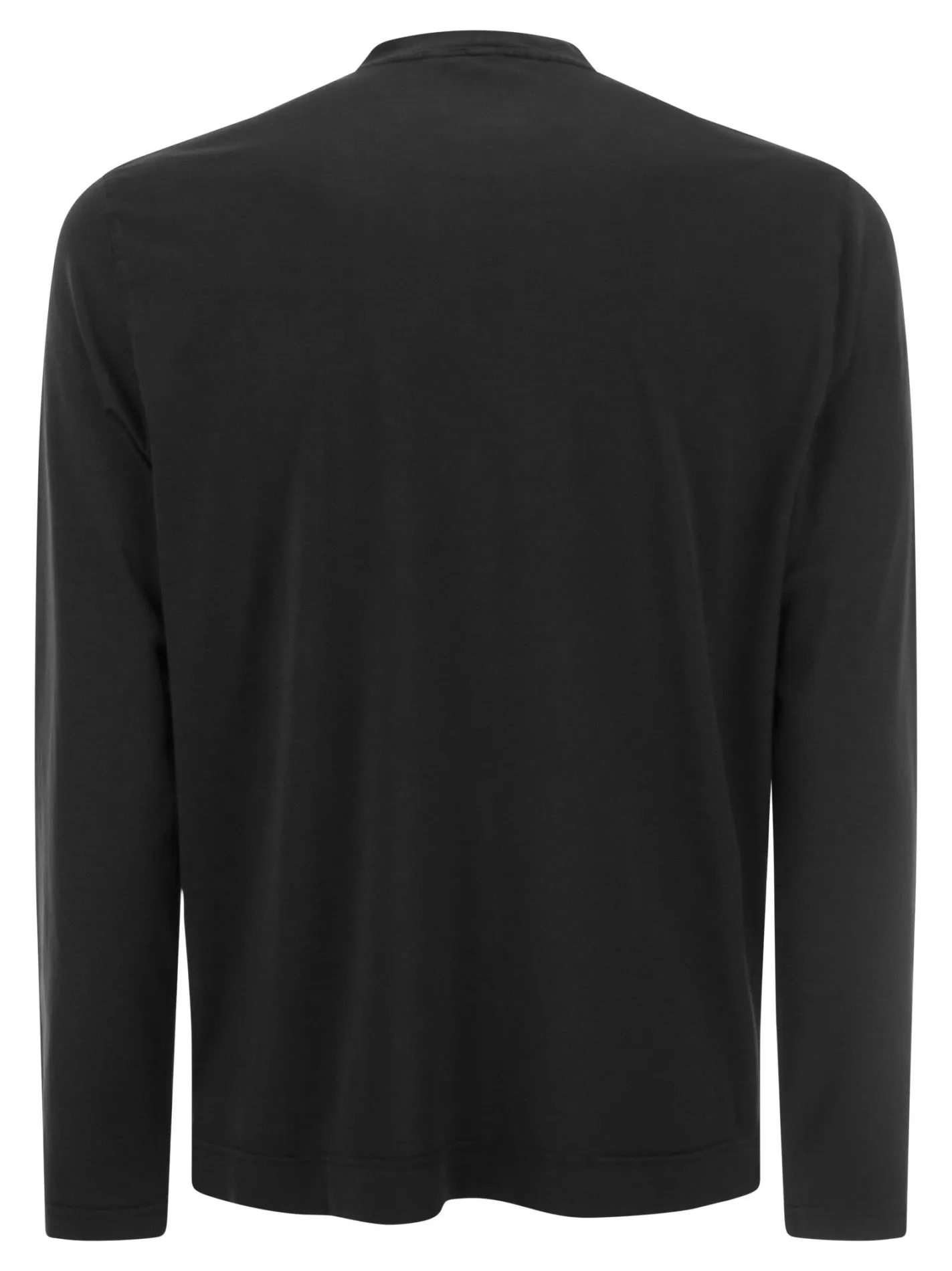 T-shirt girocollo a maniche lunghe