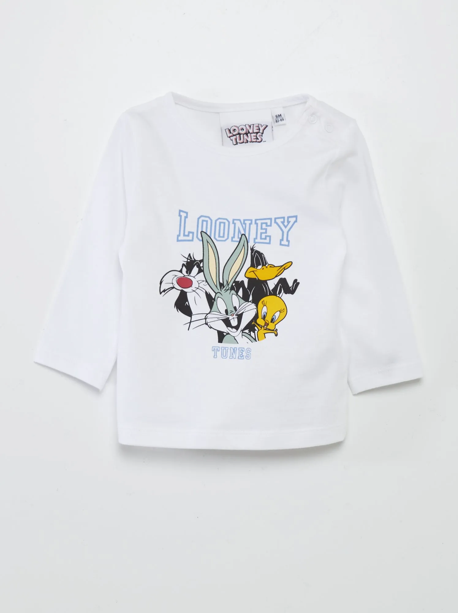 T-shirt in jersey 'Looney Tunes' - BIANCO