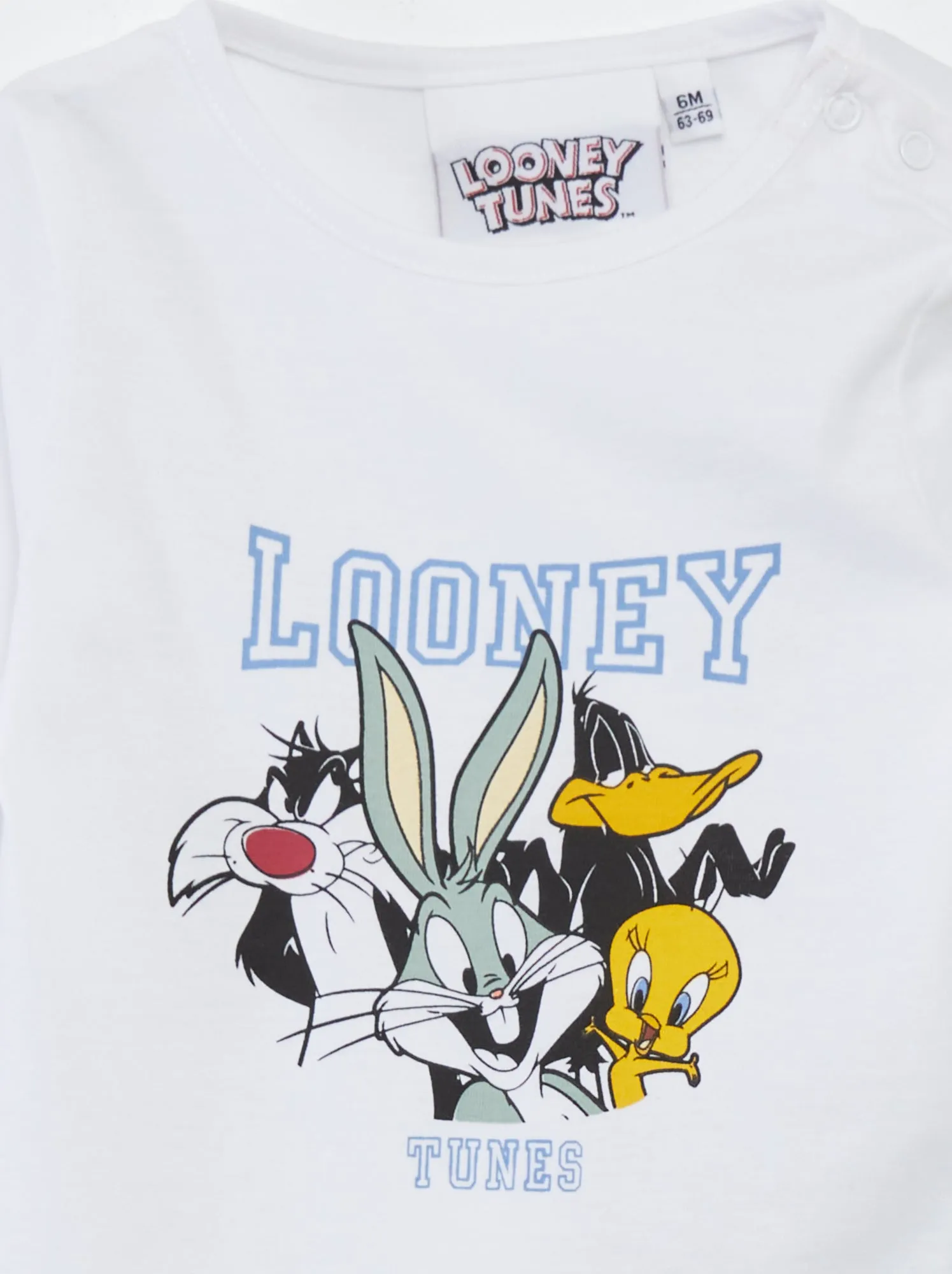 T-shirt in jersey 'Looney Tunes' - BIANCO