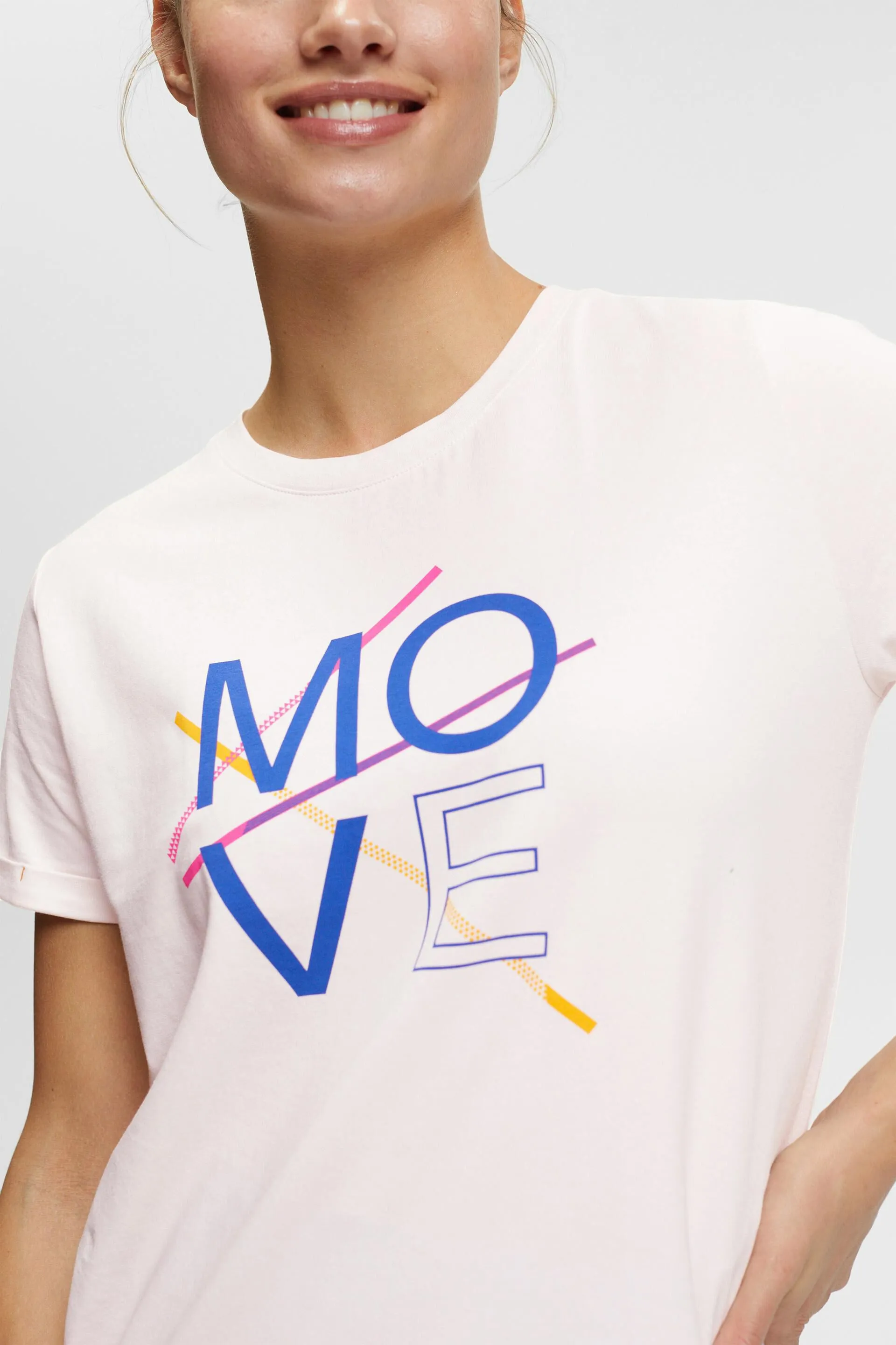 T-shirt sportiva in cotone