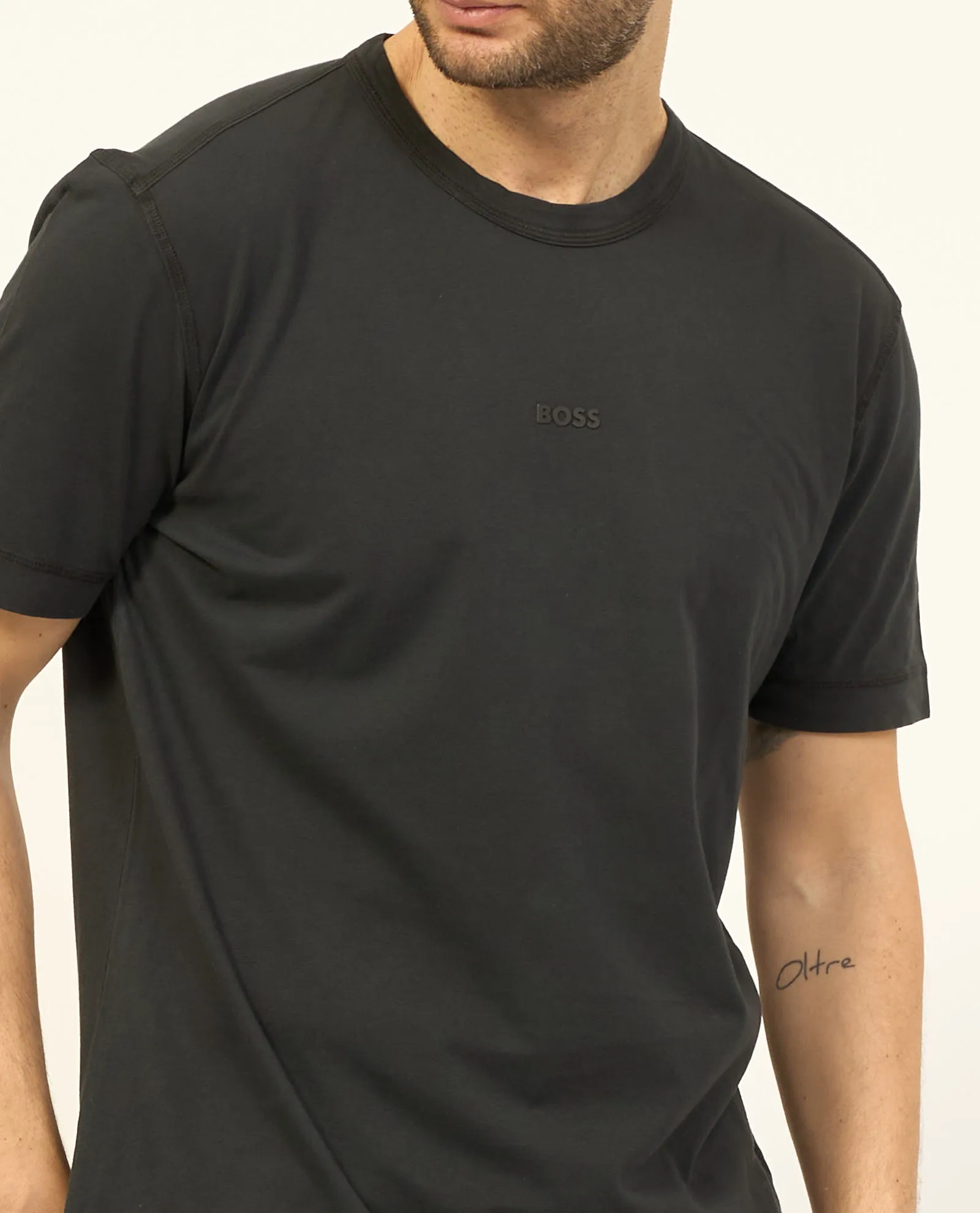 T-shirt uomo Boss casual tinta unita