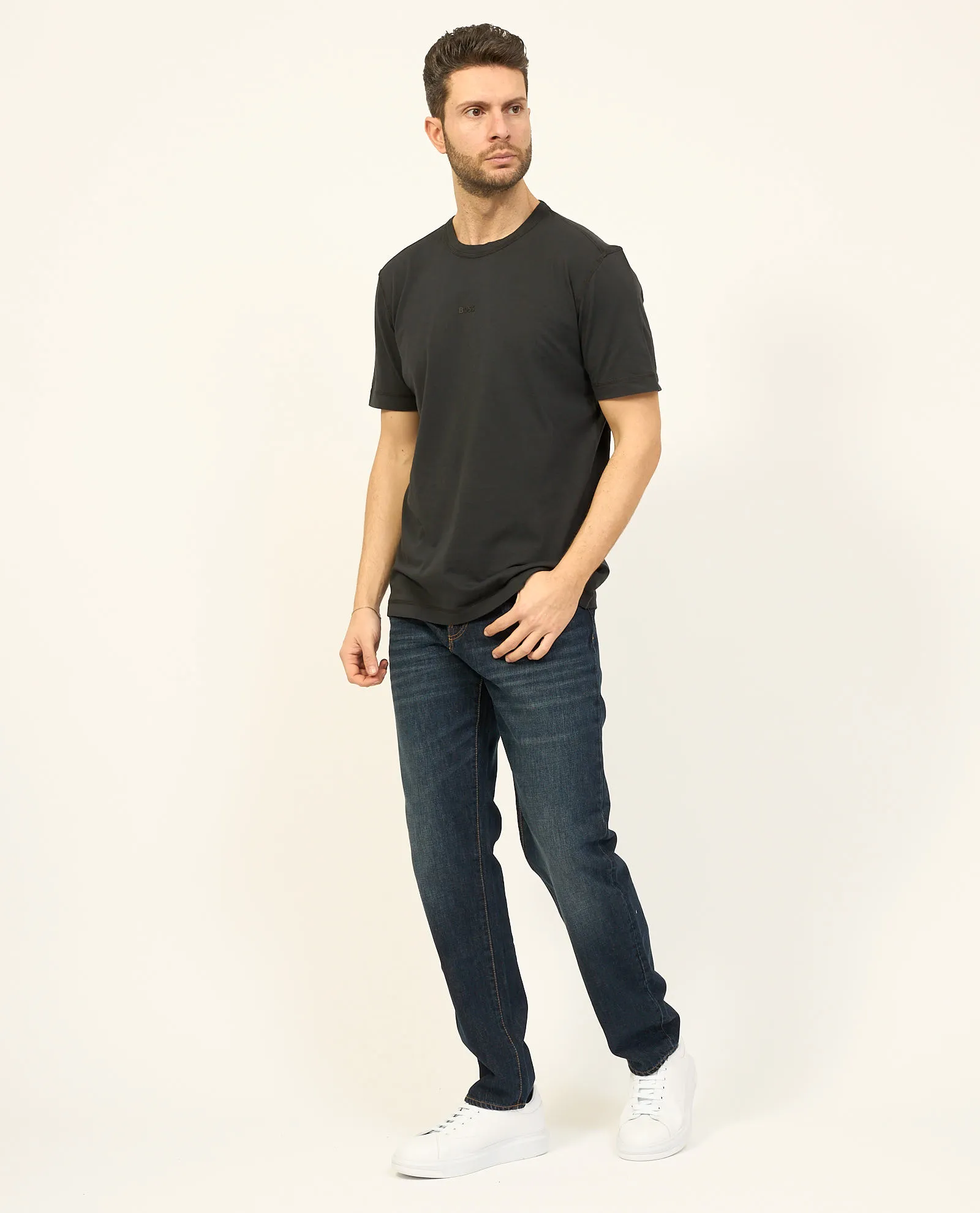 T-shirt uomo Boss casual tinta unita