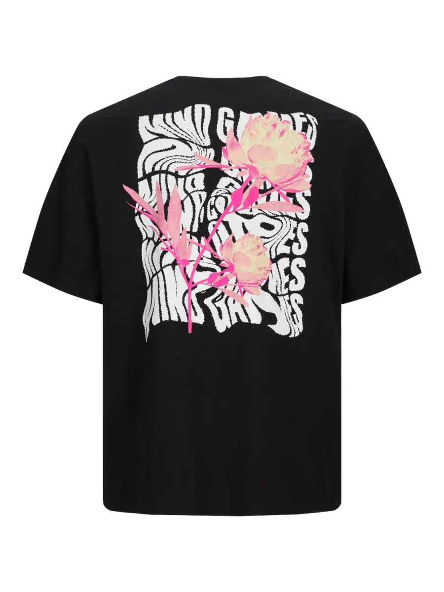 T-SHIRT Uomo JACK&JONES 12255697 GAMESTEE BLACK