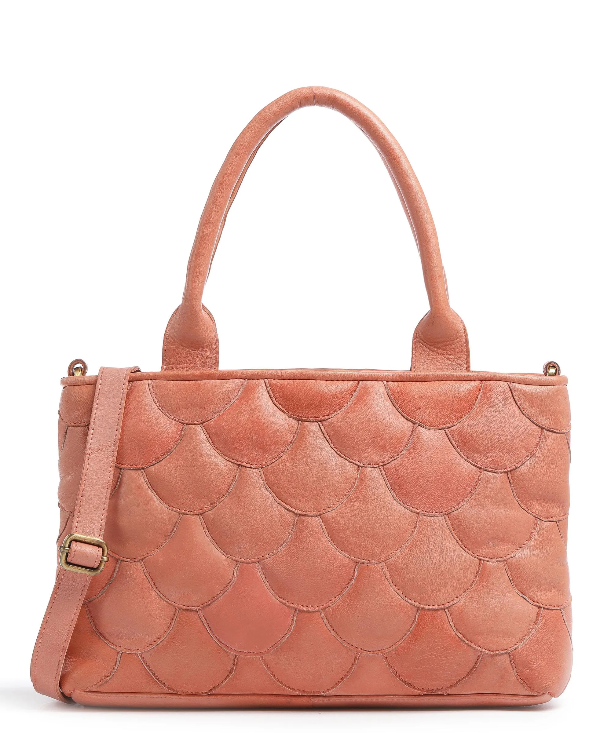  Taschendieb Wien Munchgasse 4 Borsa a mano pelle di pecora albicocca  