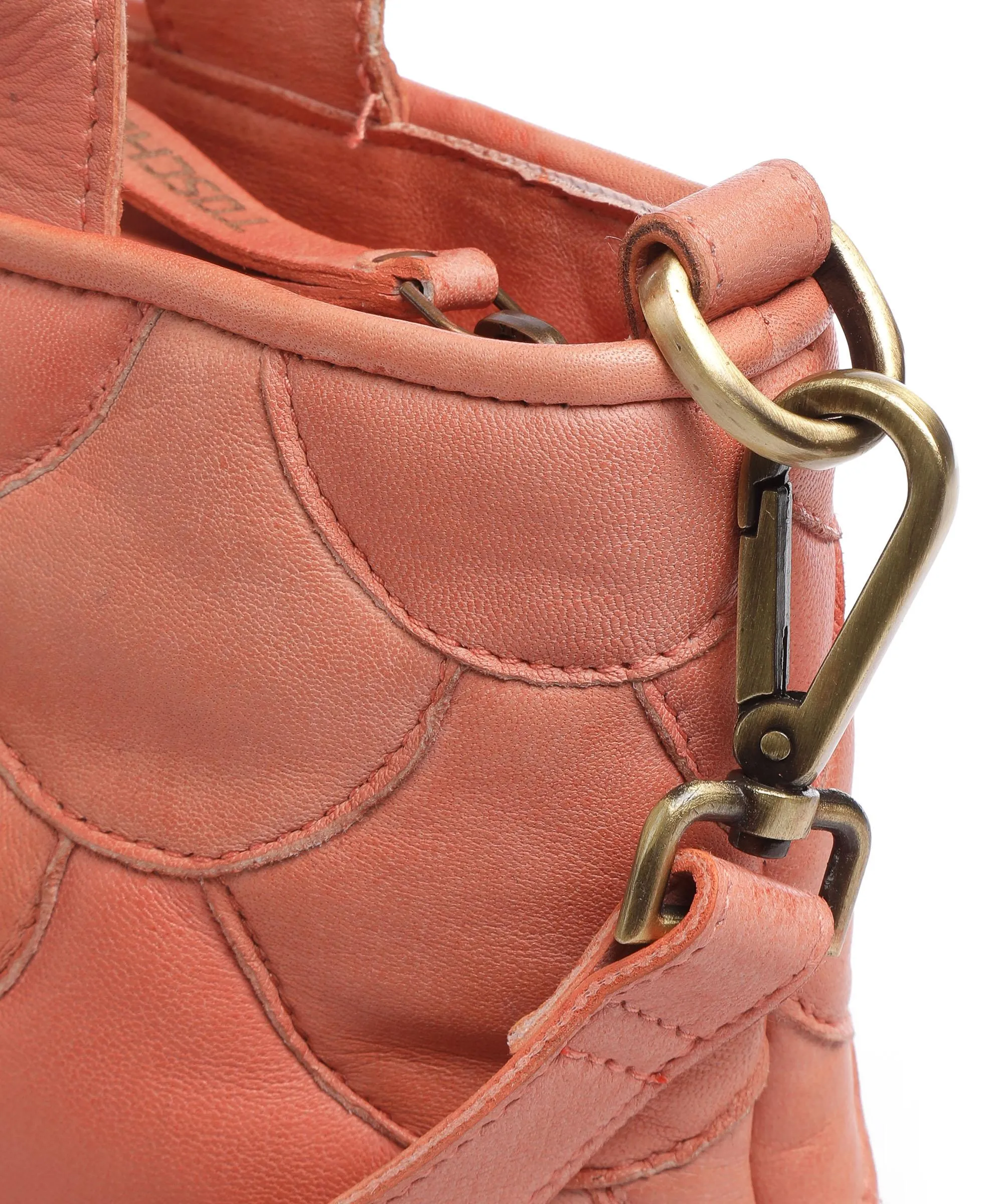  Taschendieb Wien Munchgasse 4 Borsa a mano pelle di pecora albicocca  