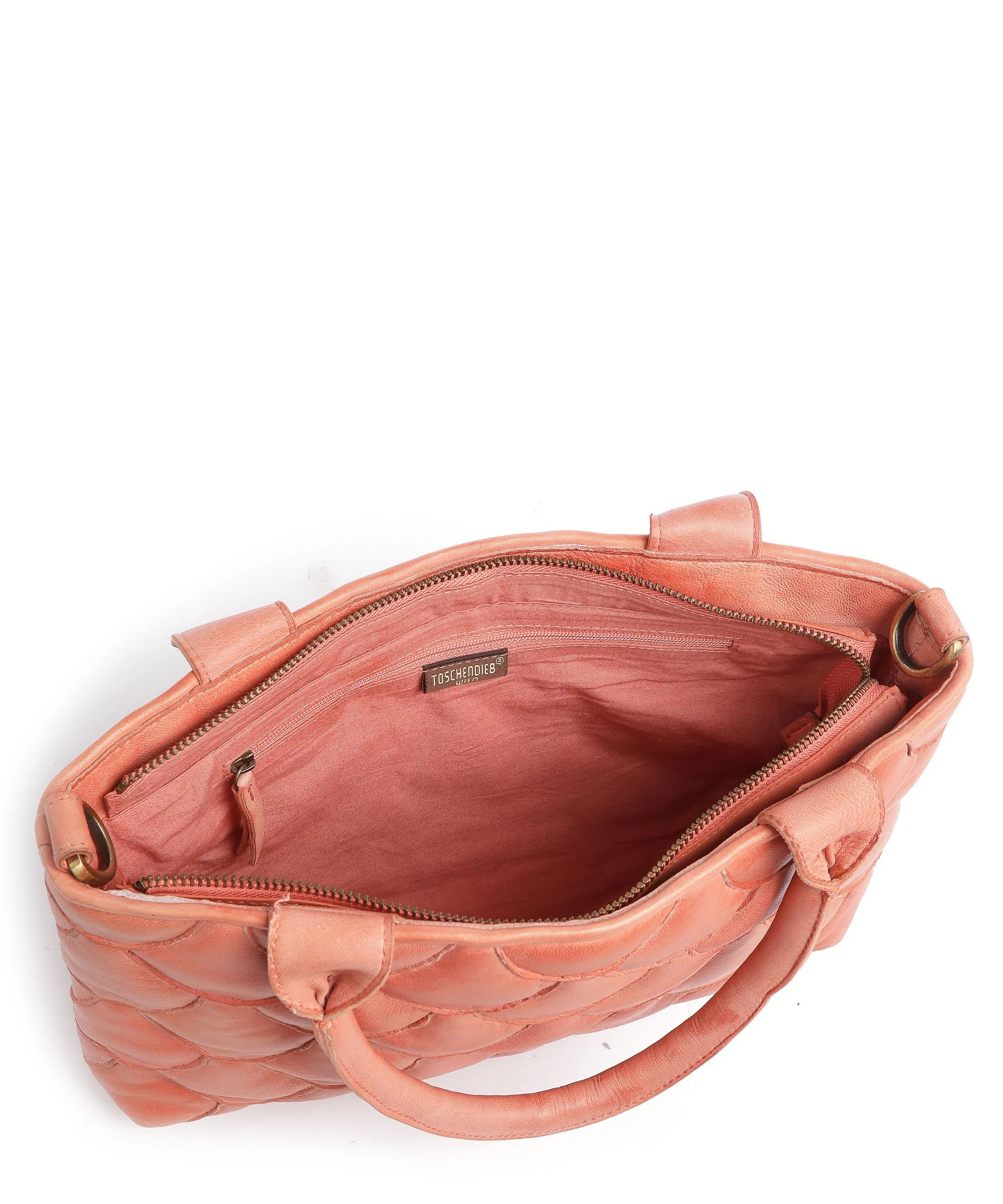  Taschendieb Wien Munchgasse 4 Borsa a mano pelle di pecora albicocca  