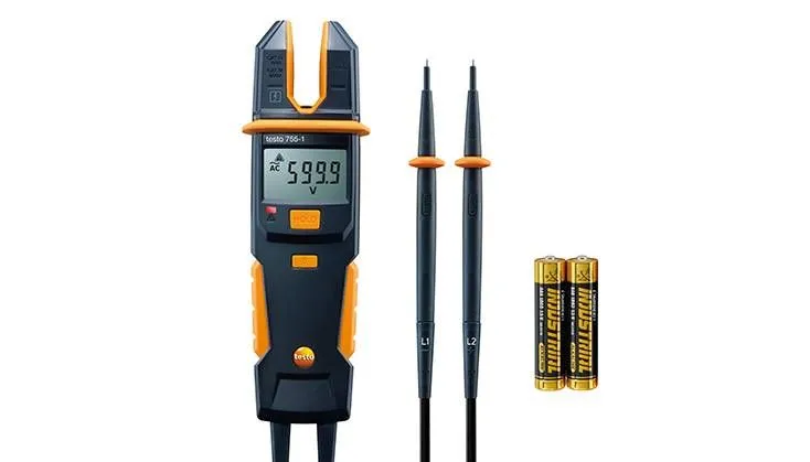 Tester di tensione Testo, display LCD, 600V ca/cc, IP64