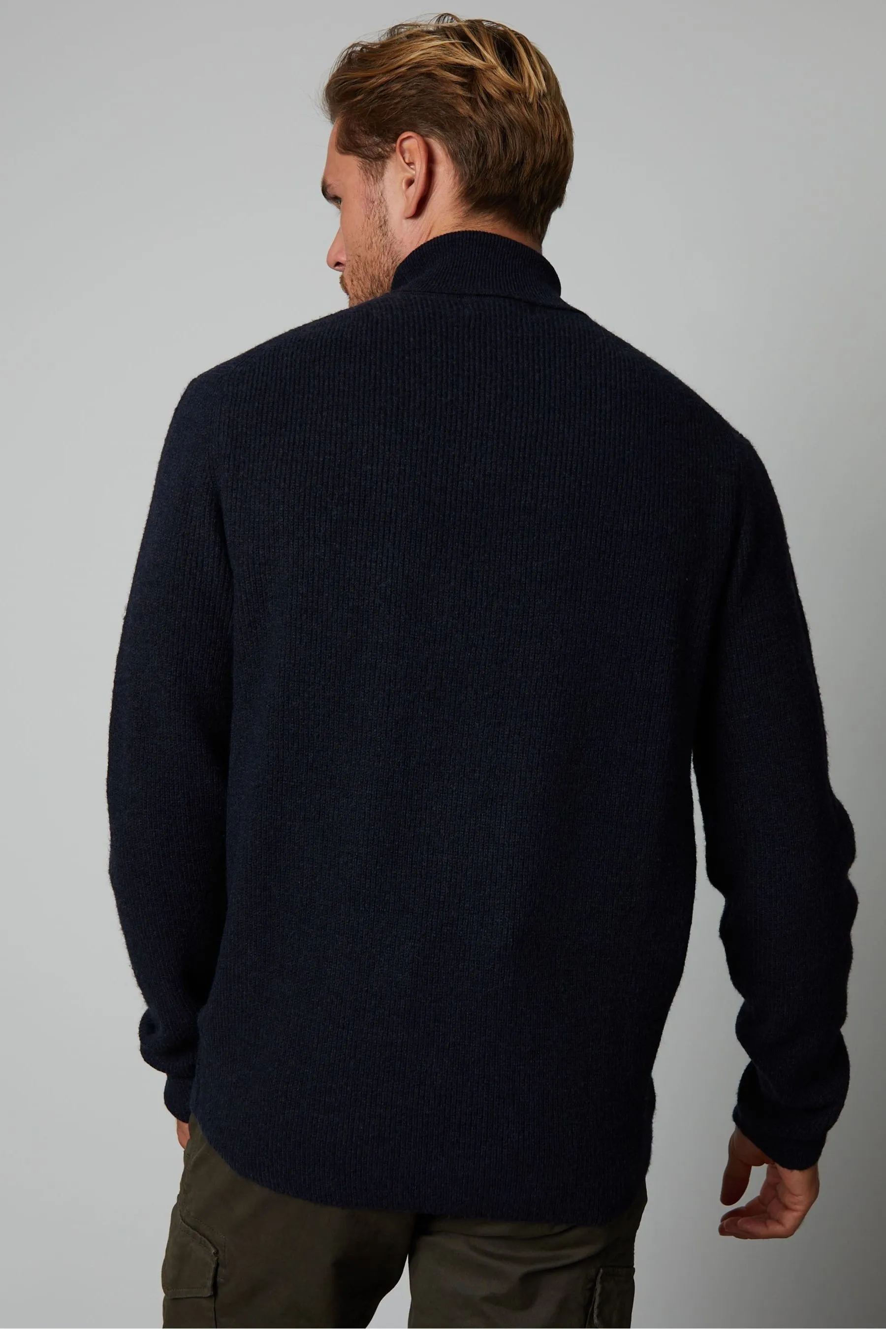 Threadbare - Maglia a coste con collo alto