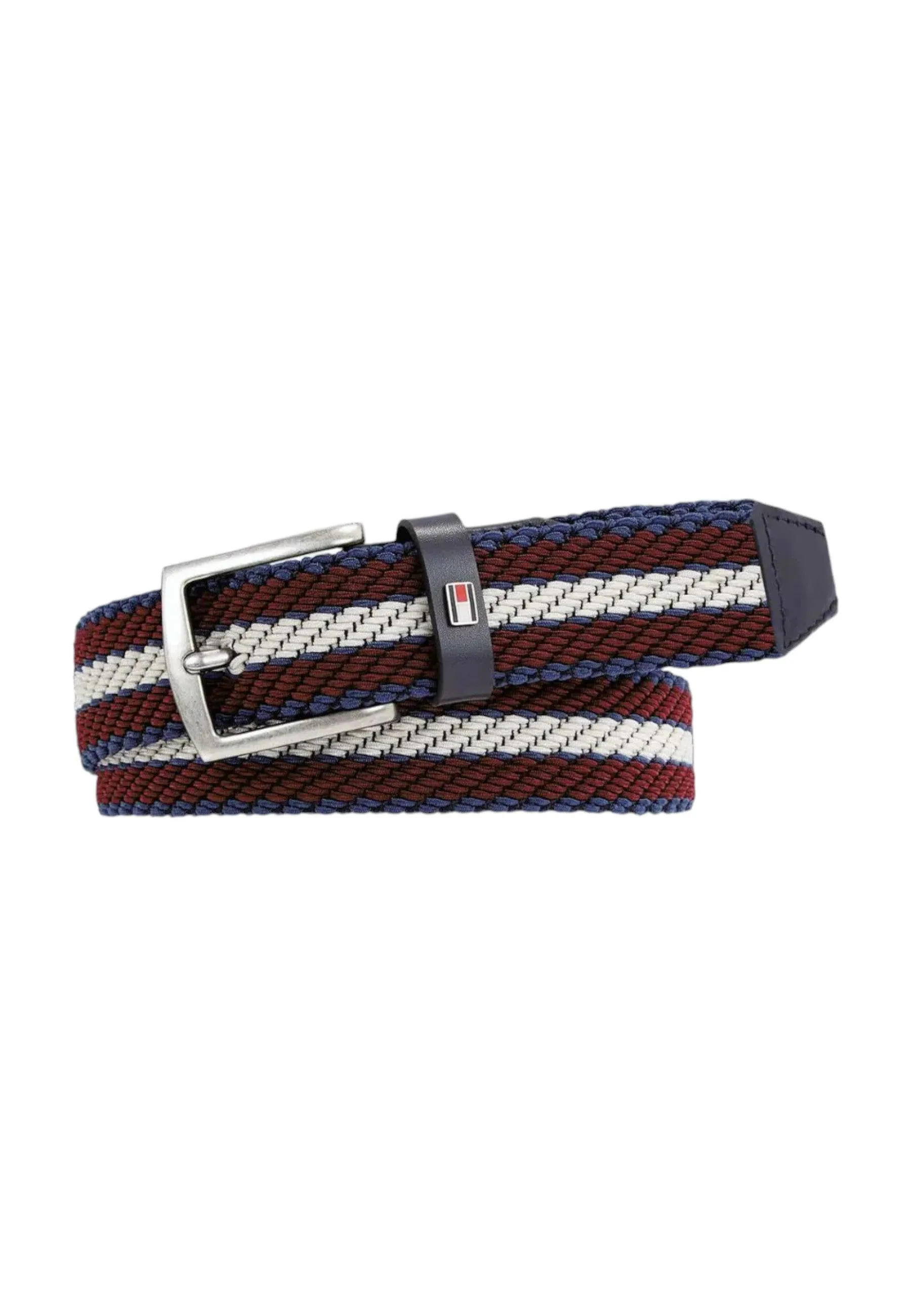 TOMMY HILFIGER Cintura Uomo Navy Red White Fantasia AM0AM12243