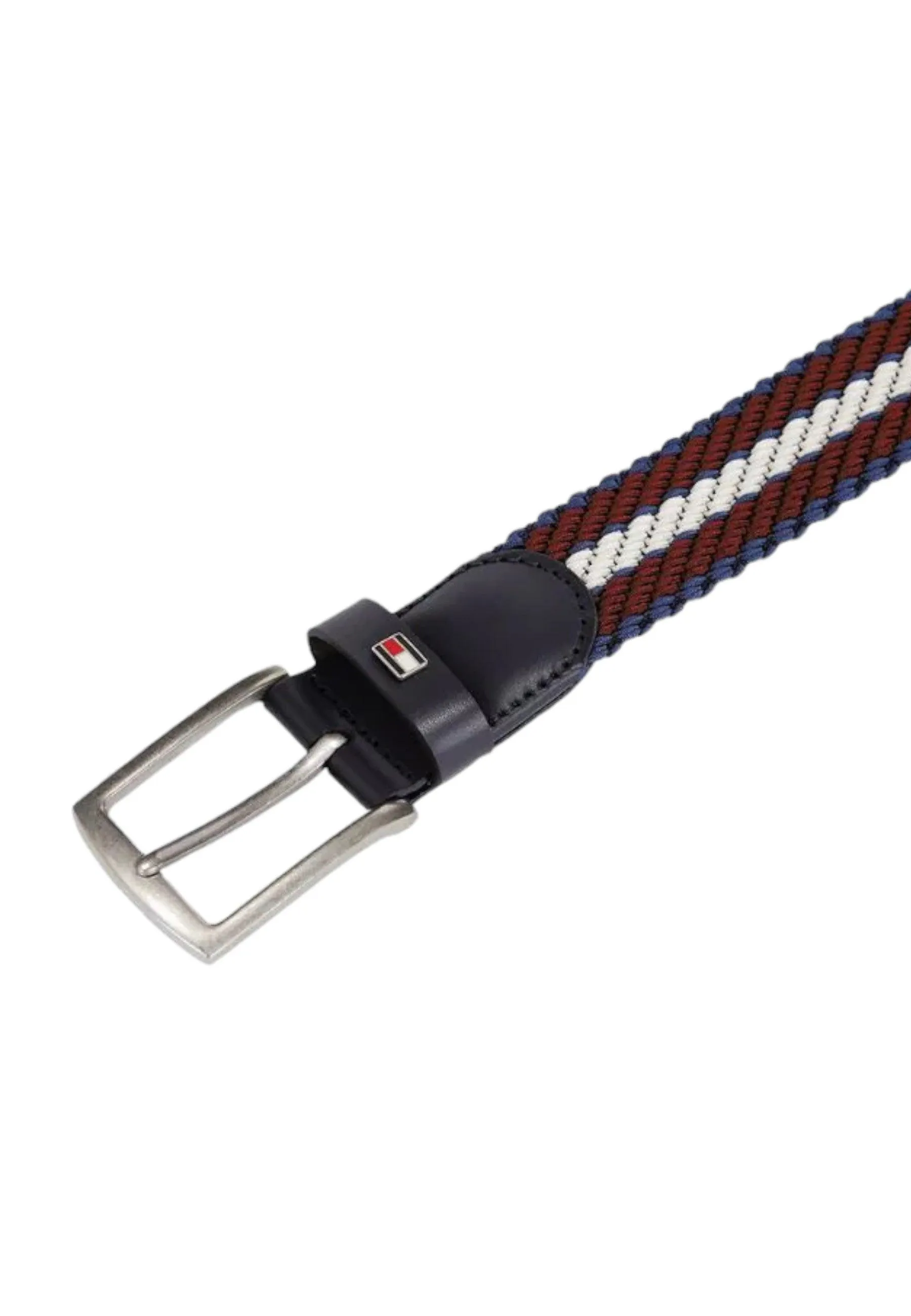 TOMMY HILFIGER Cintura Uomo Navy Red White Fantasia AM0AM12243