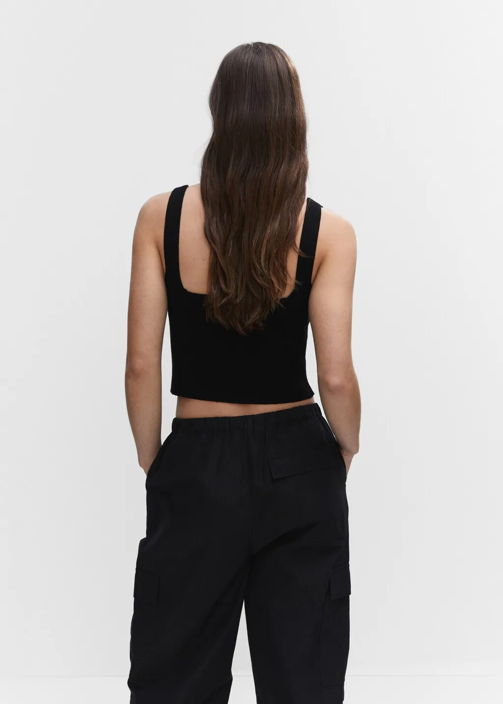 Top crop maglia