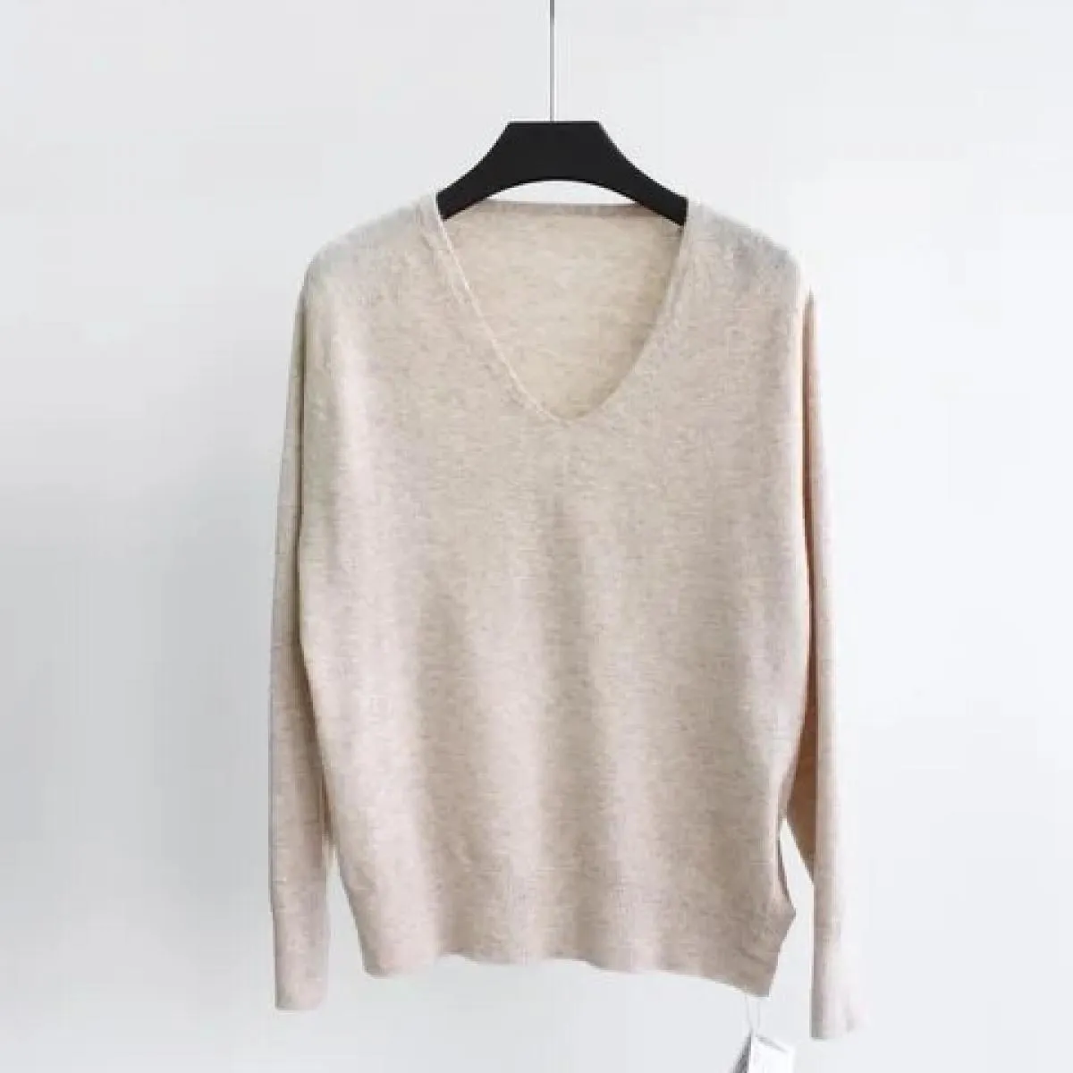 Top pullover lavorato a maglia autunno inverno senza cuciture Top maglione allentato top lavorato a maglia abbigliamento donna
