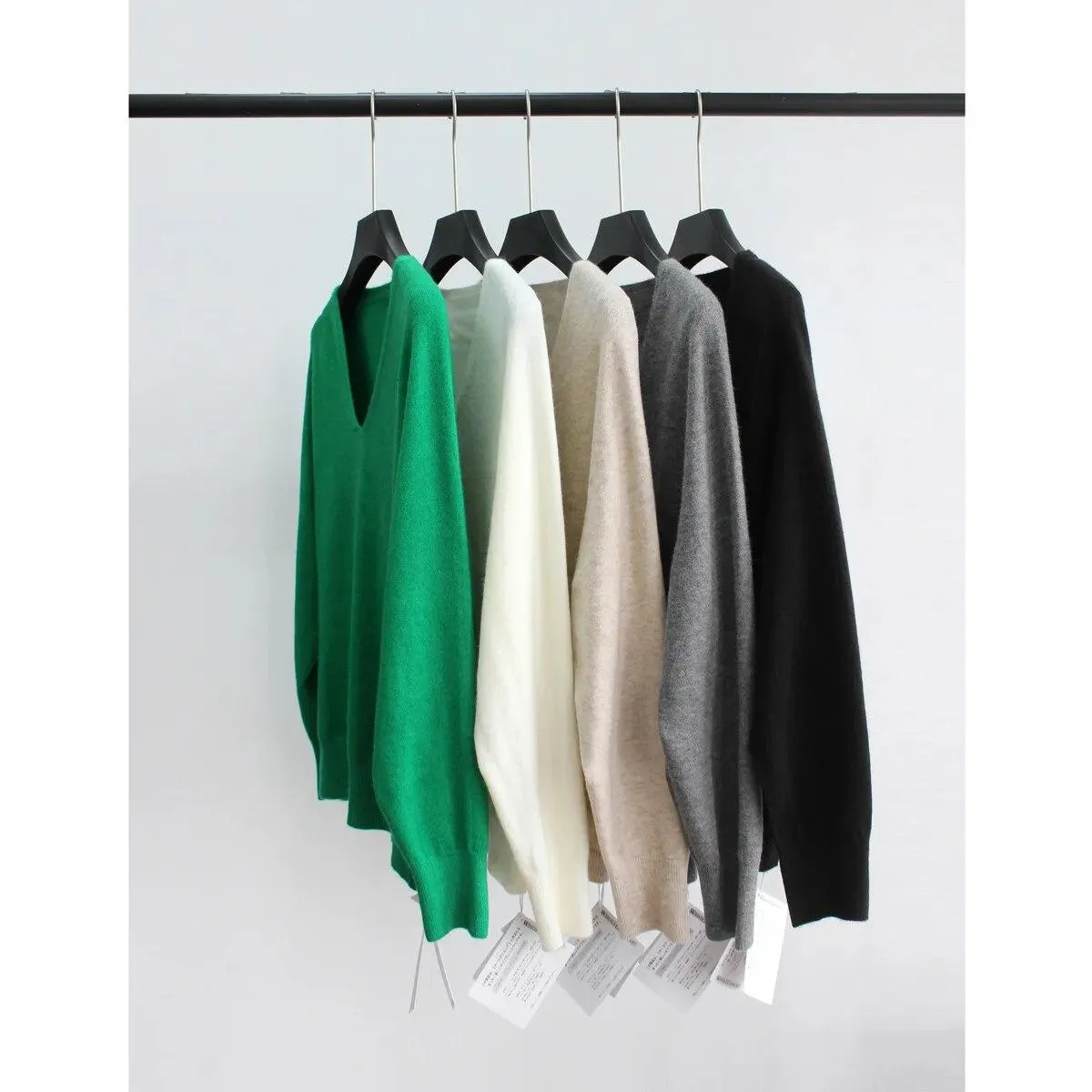 Top pullover lavorato a maglia autunno inverno senza cuciture Top maglione allentato top lavorato a maglia abbigliamento donna