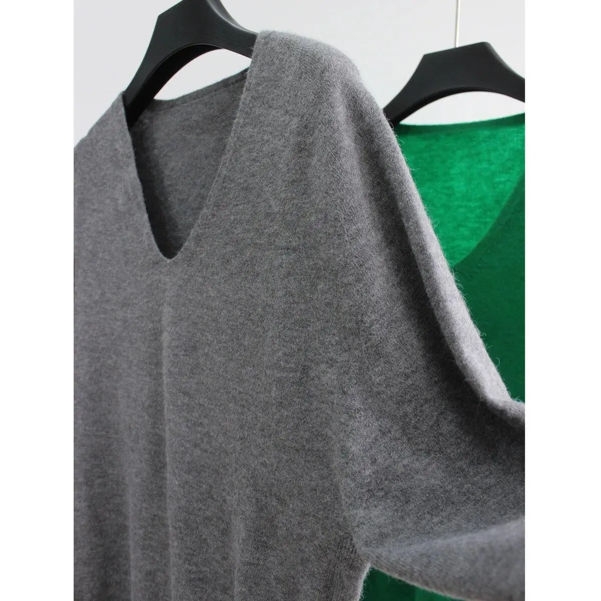 Top pullover lavorato a maglia autunno inverno senza cuciture Top maglione allentato top lavorato a maglia abbigliamento donna