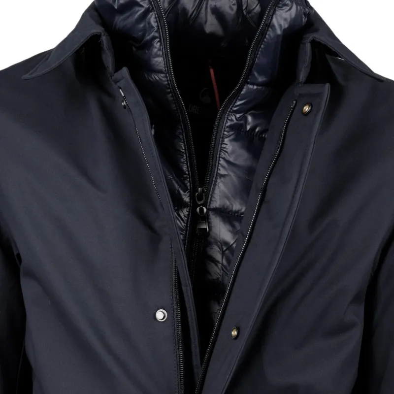 Trench Uomo Dresserd Giubbotto Tessuto Tecnico con piumino centrale smontabile