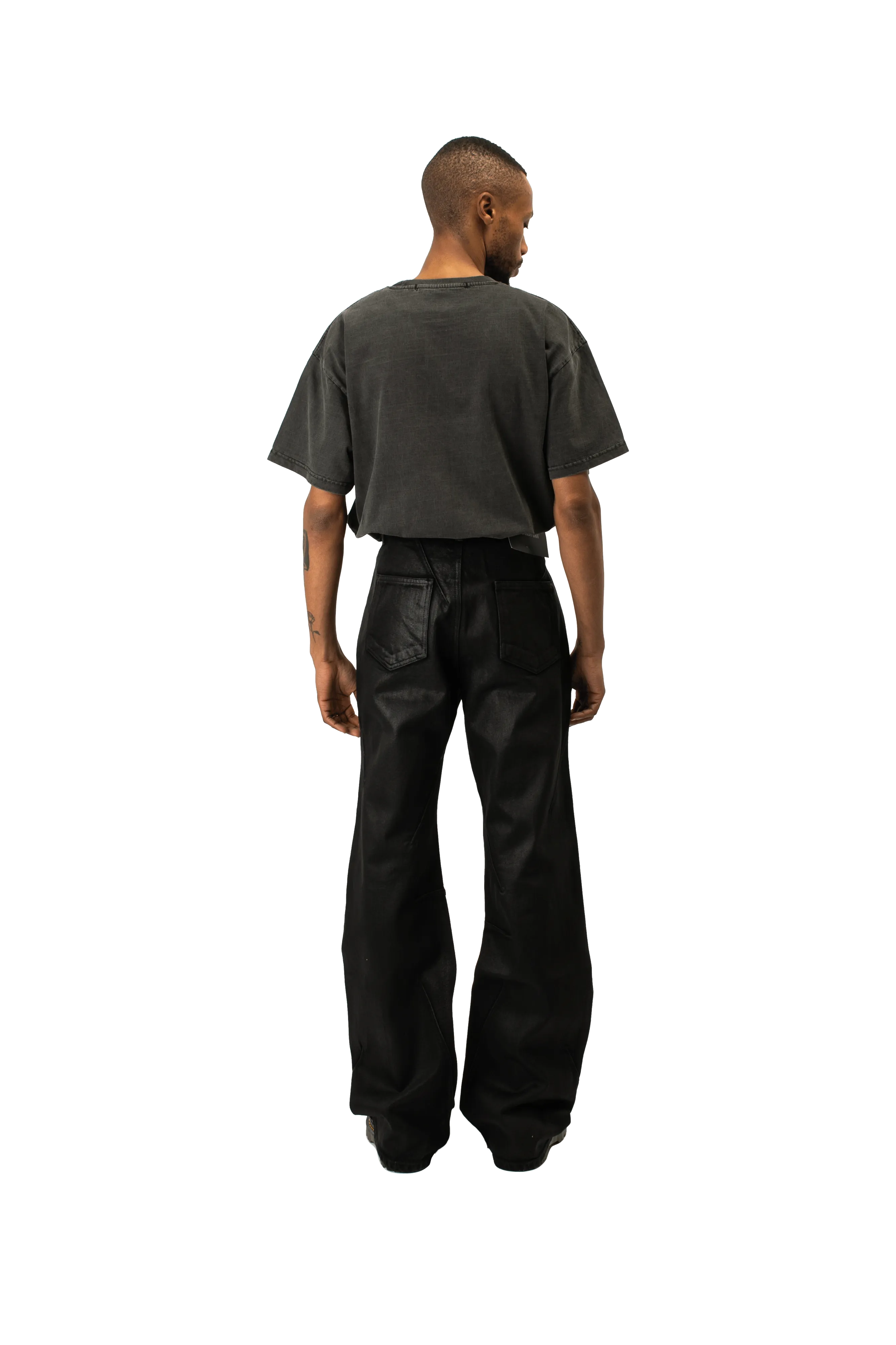 Tripot Coated Flare Jeans