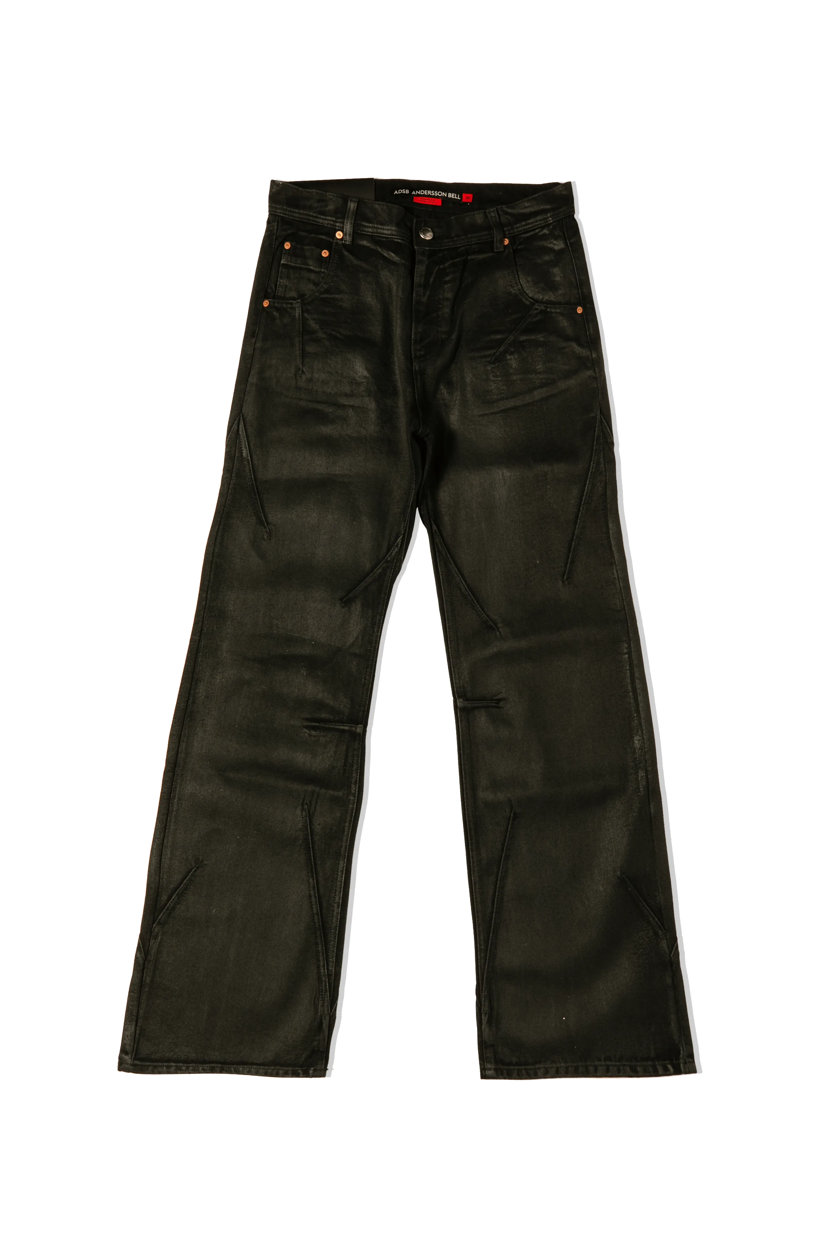 Tripot Coated Flare Jeans