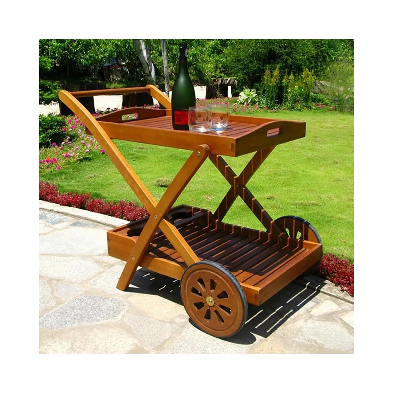 TROLLEY BAR - MARRONE