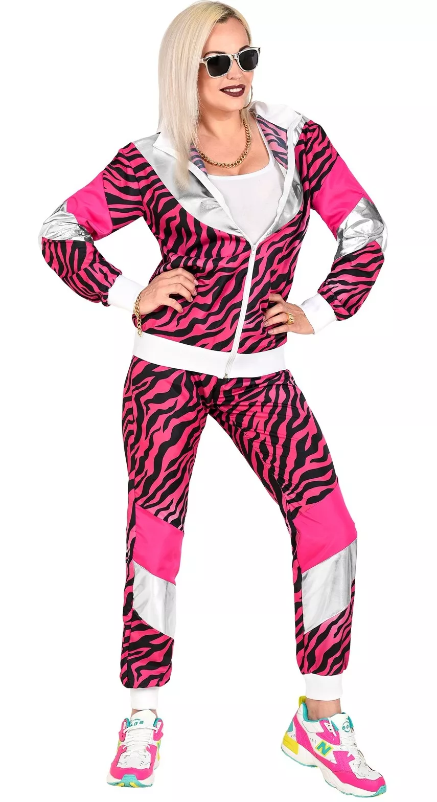 Tuta rosa tigre anni '80