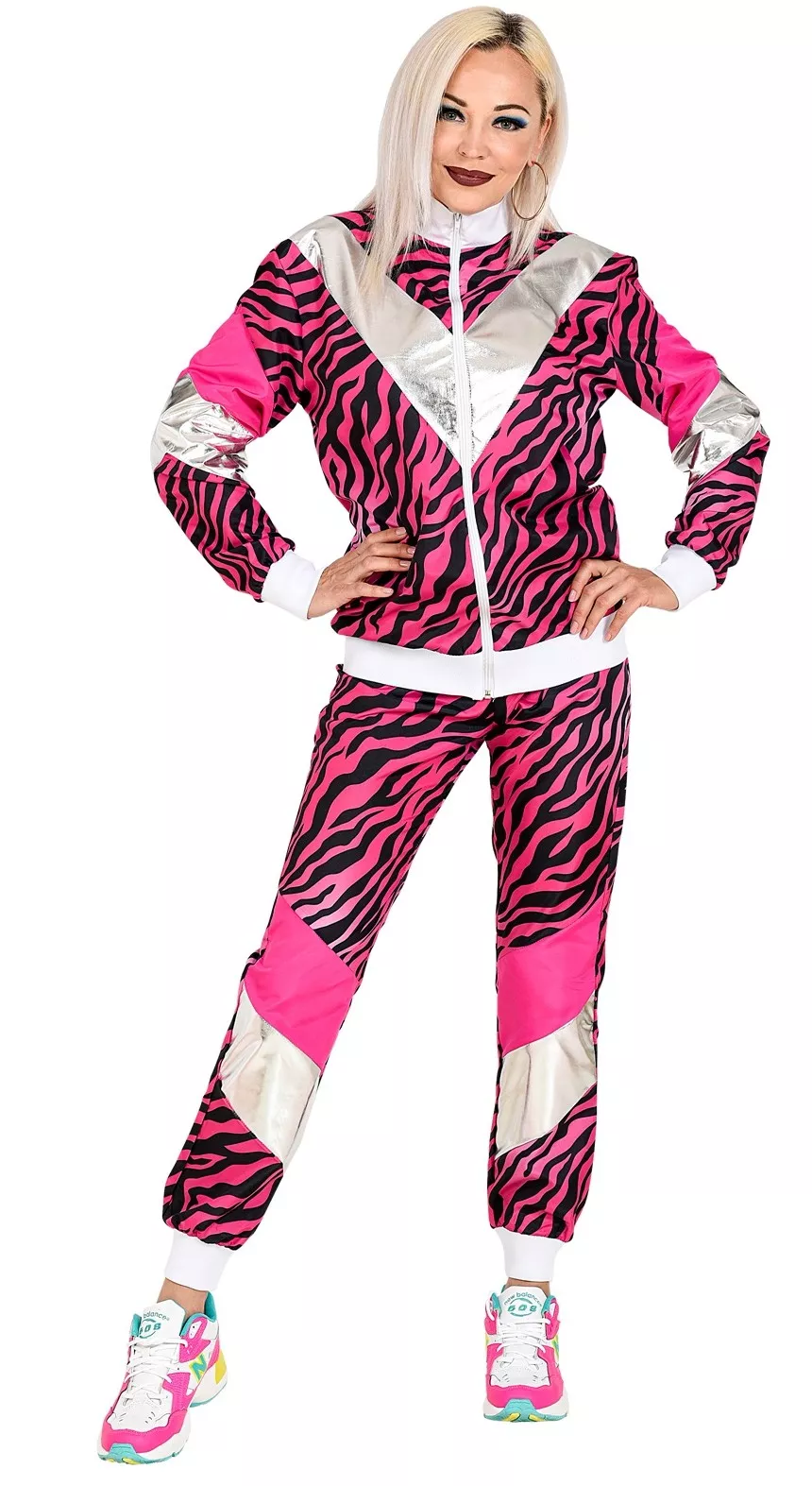 Tuta rosa tigre anni '80