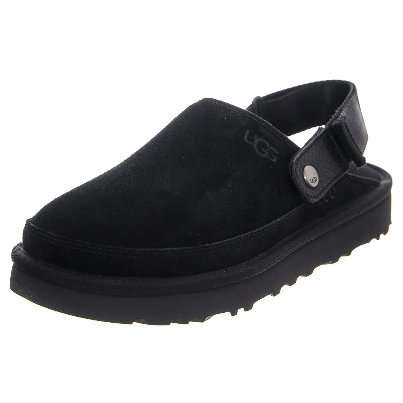 Ugg Mount Hope Fleece Black - Sandali Uomo Neri    