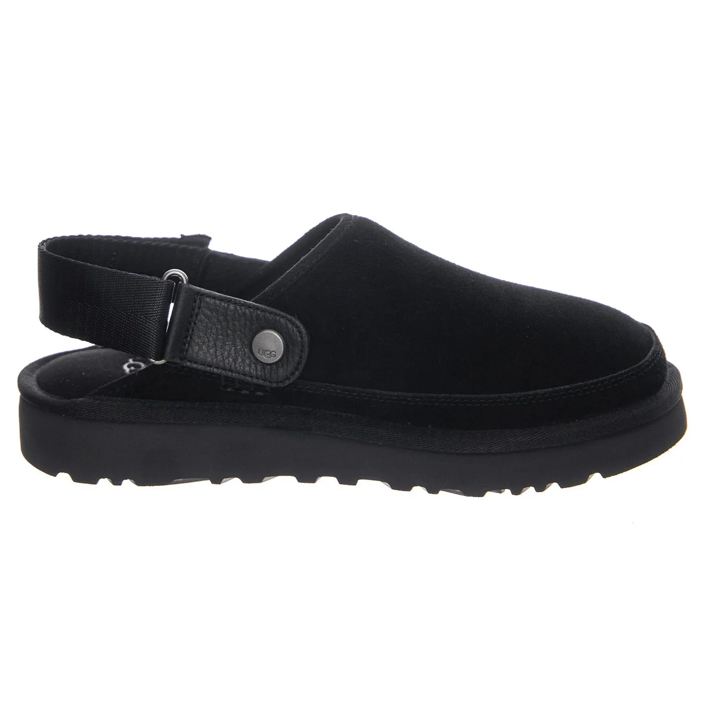 Ugg Mount Hope Fleece Black - Sandali Uomo Neri    