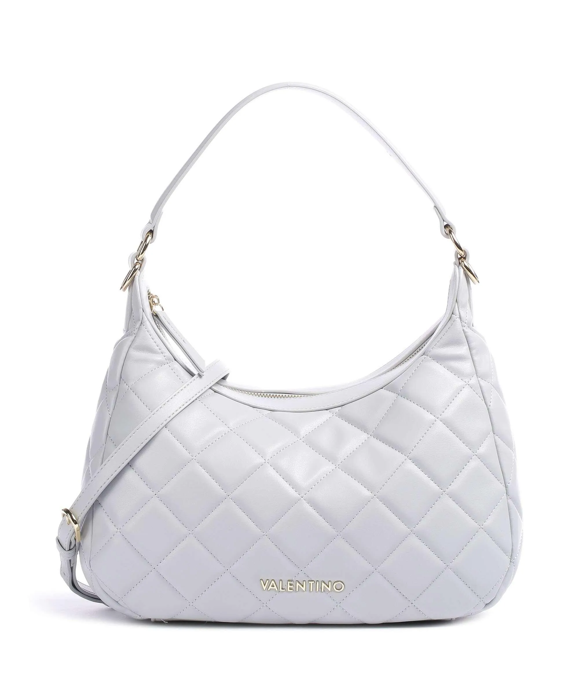  Valentino Bags Ocarina Borsa hobo pelle sintetica grigio chiaro  