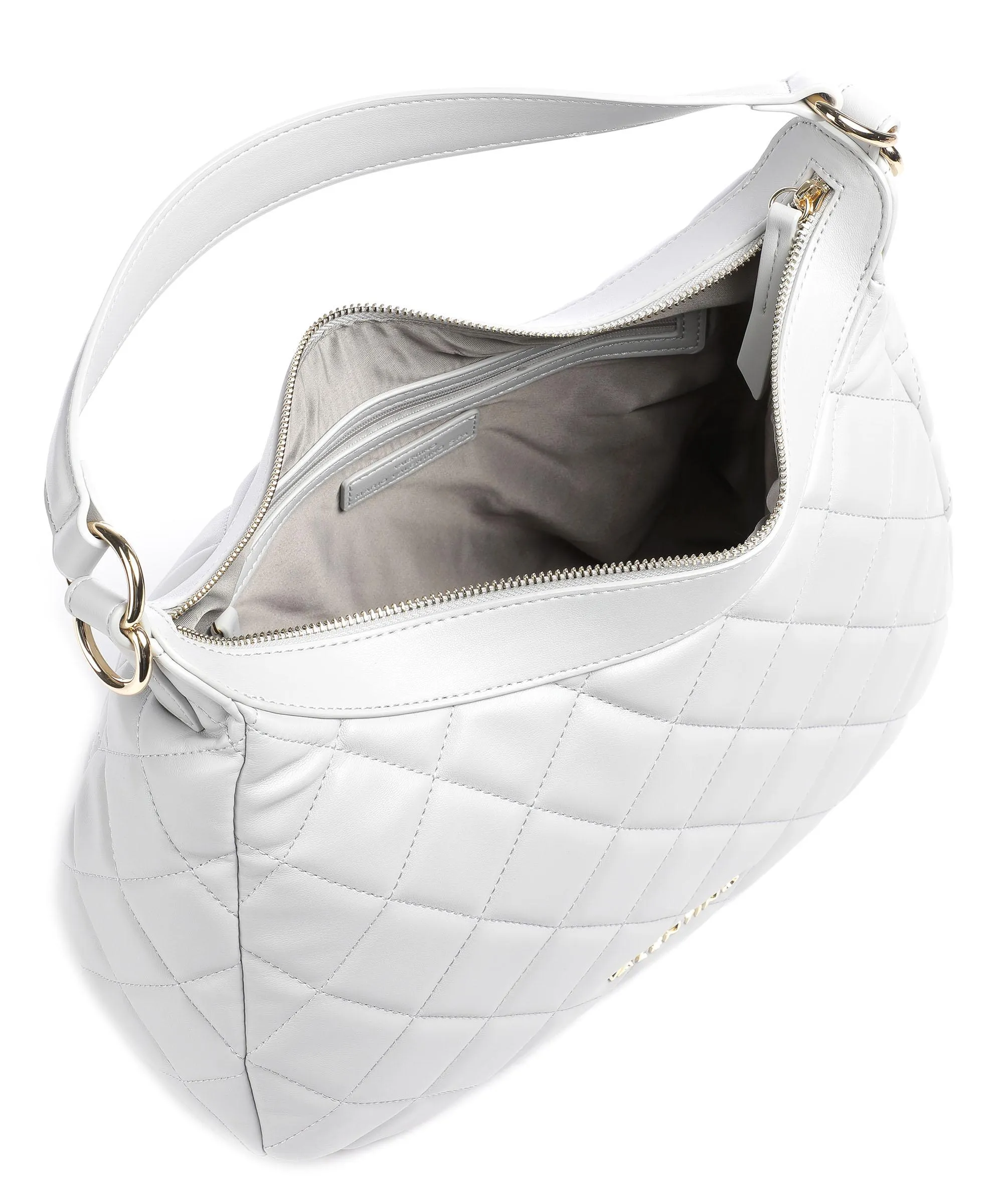  Valentino Bags Ocarina Borsa hobo pelle sintetica grigio chiaro  