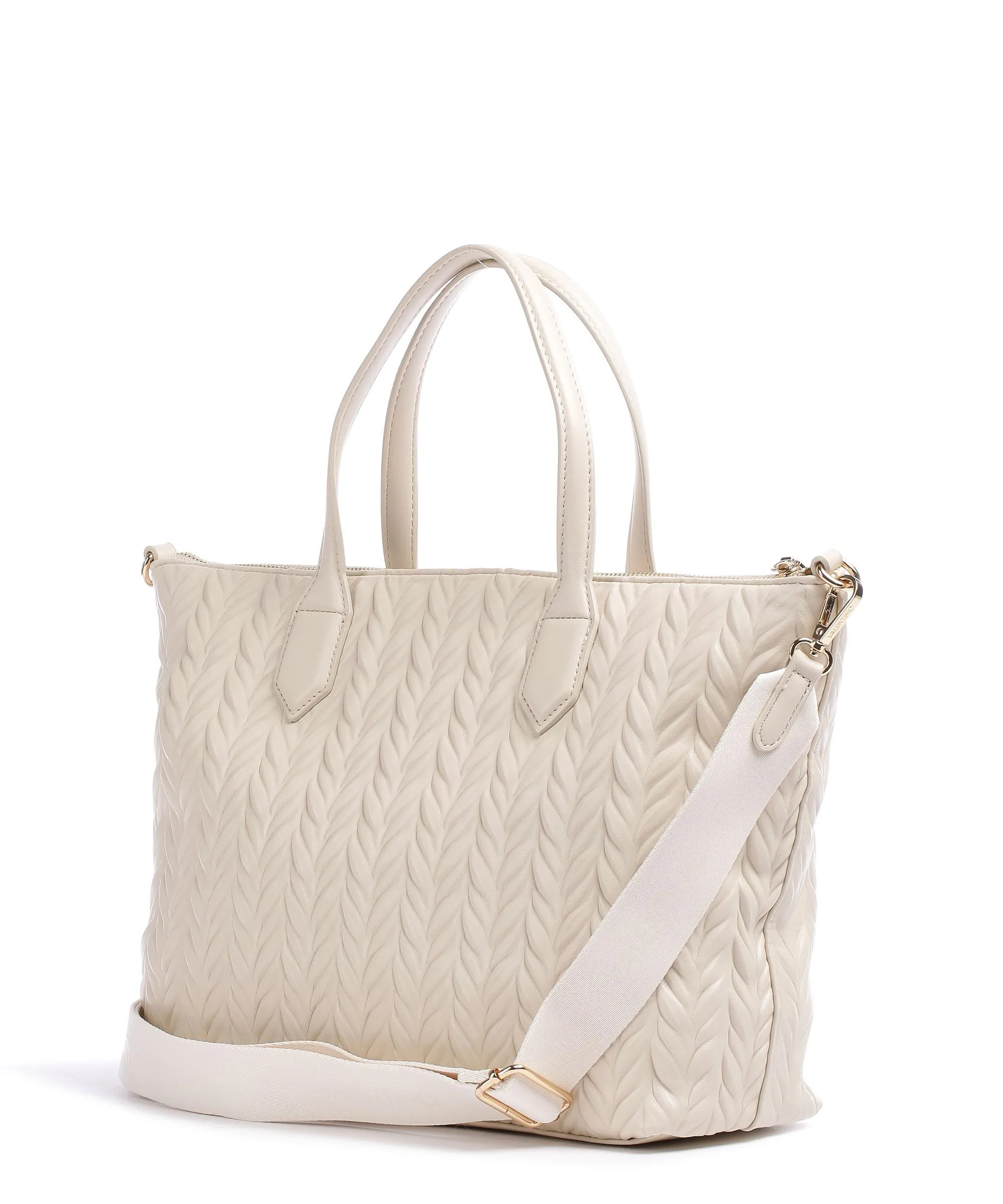  Valentino Bags Sunny Re Borsa a mano pelle sintetica avorio  