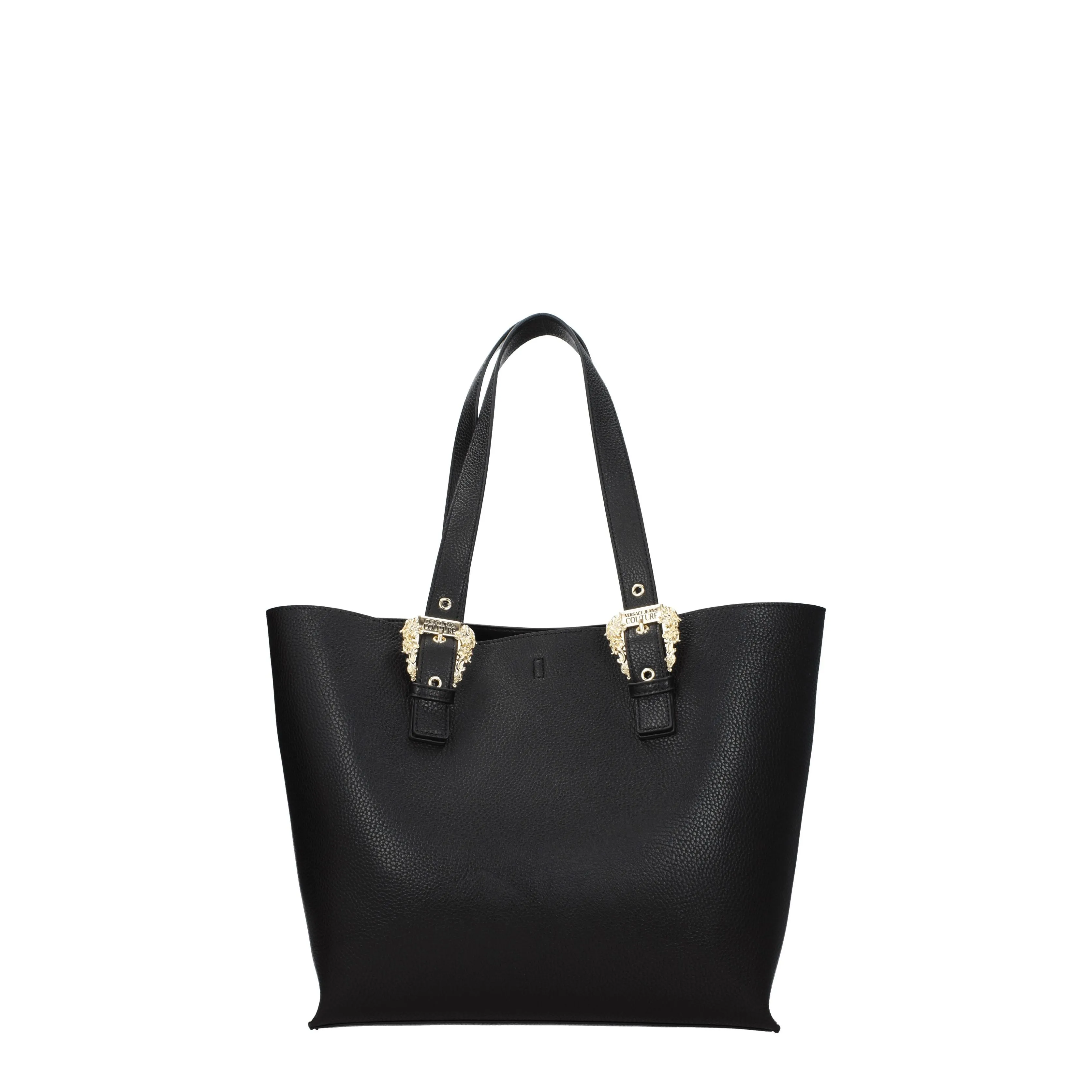 Versace Jeans Borse a Spalla Couture Donna Poliuretano Nero