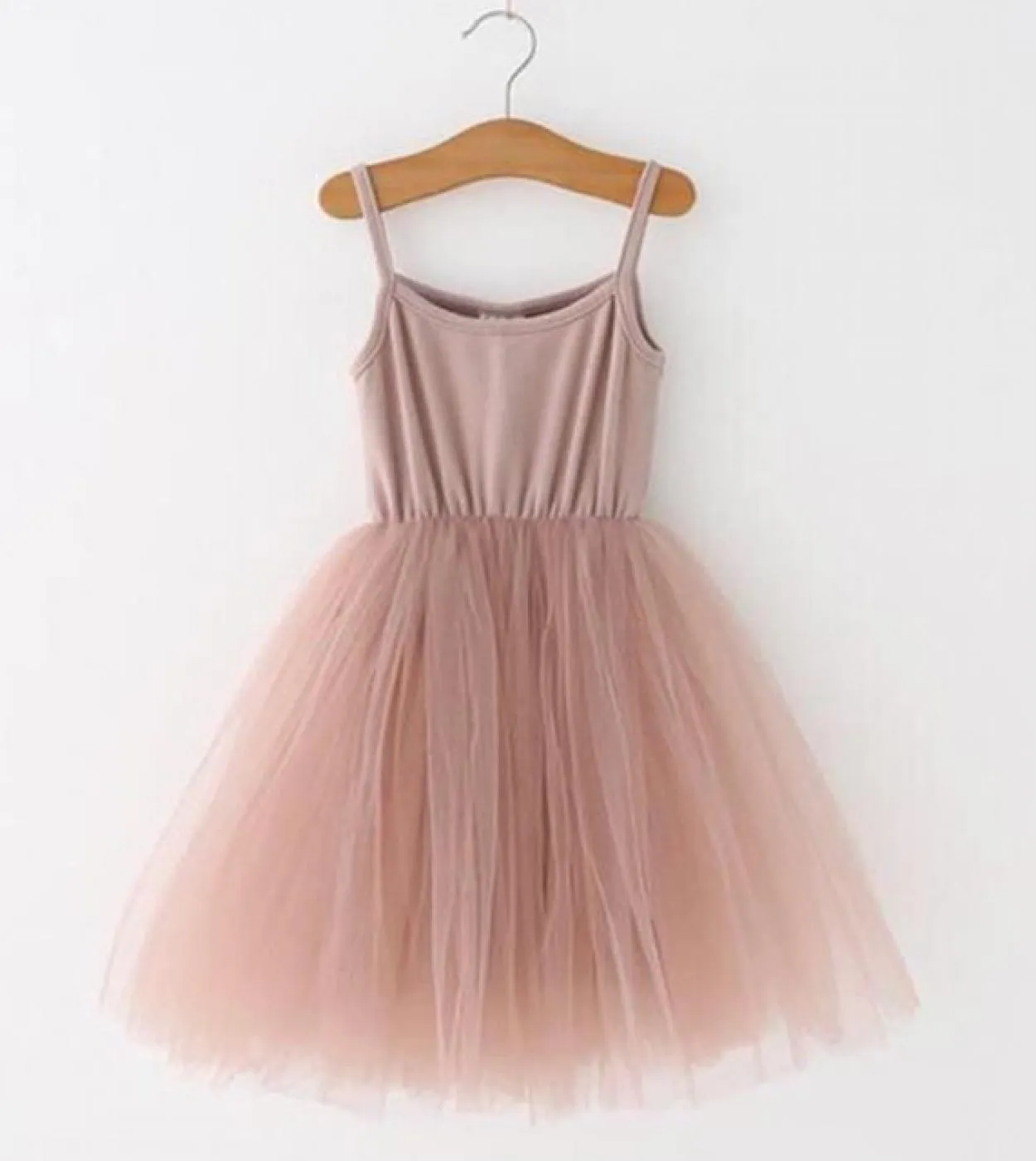 Vestito estivo da ragazza di fiori rosa 2 6t Costume da principessa di compleanno per bambina da bambino Abiti da sera per bambi