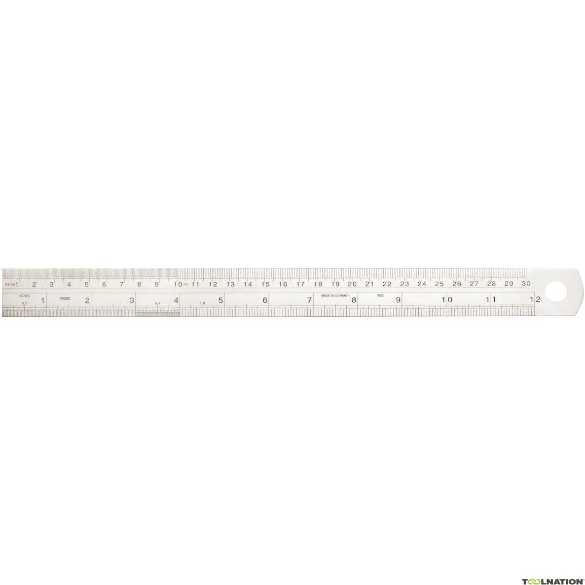 Vogel 1018040300 Righello in acciaio inox 3000x30x1,0mm Tipo D pollici/mm