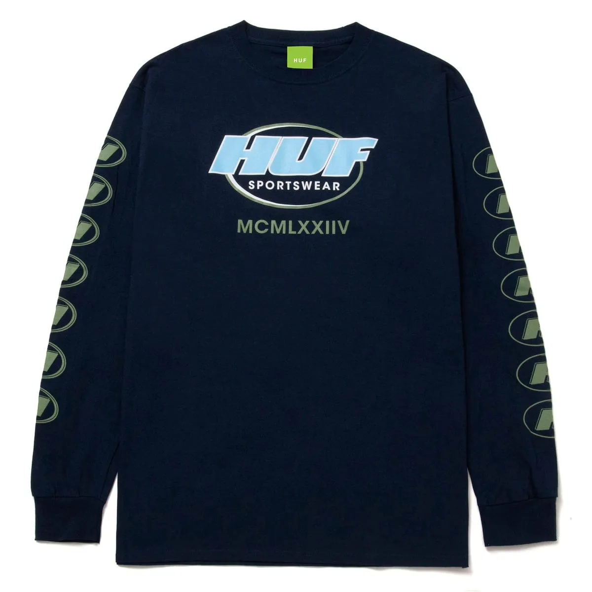 WARM UP L/S TEE - NAVY