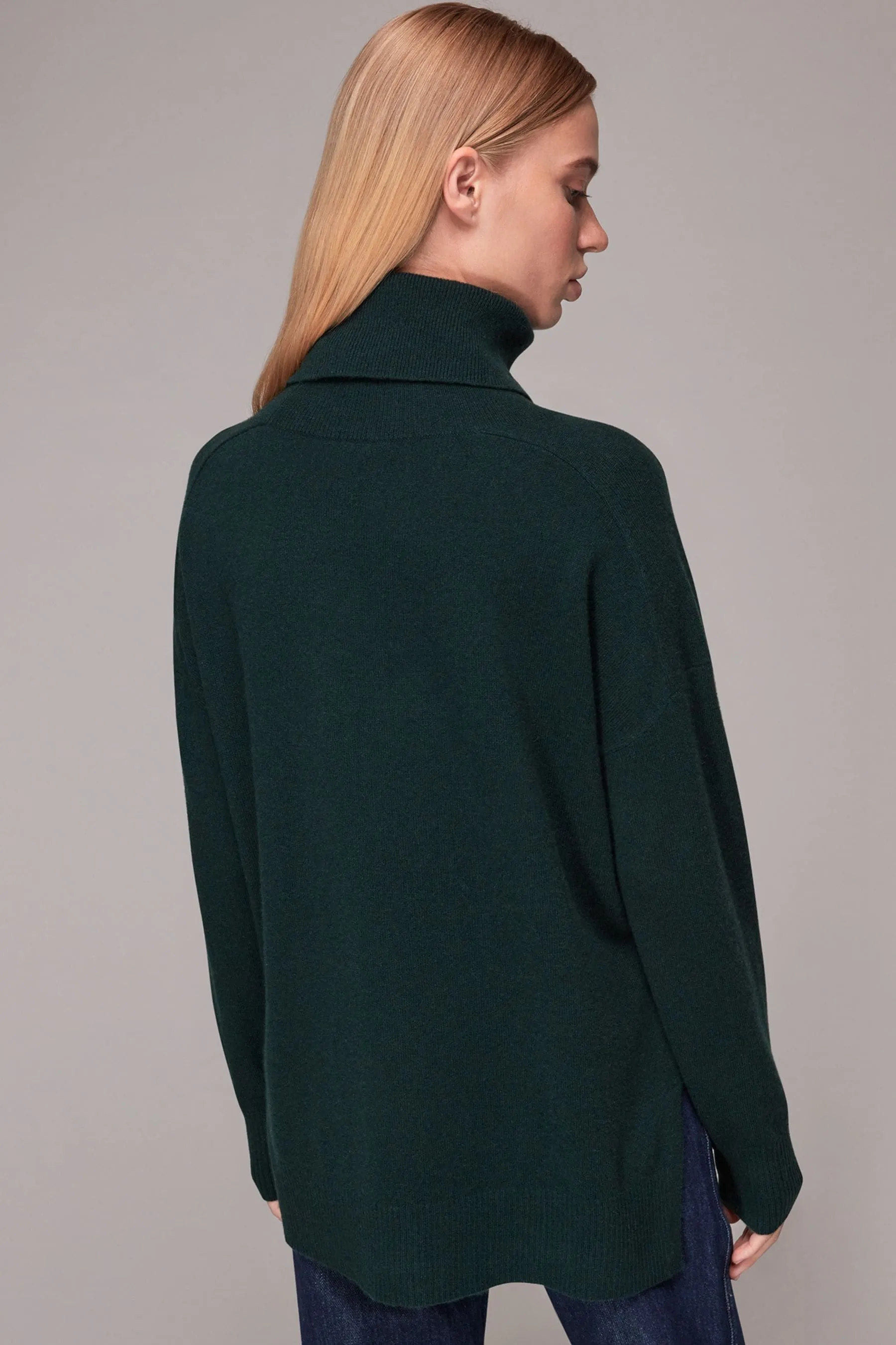 Whistles - Maglia a collo alto in cachemire    