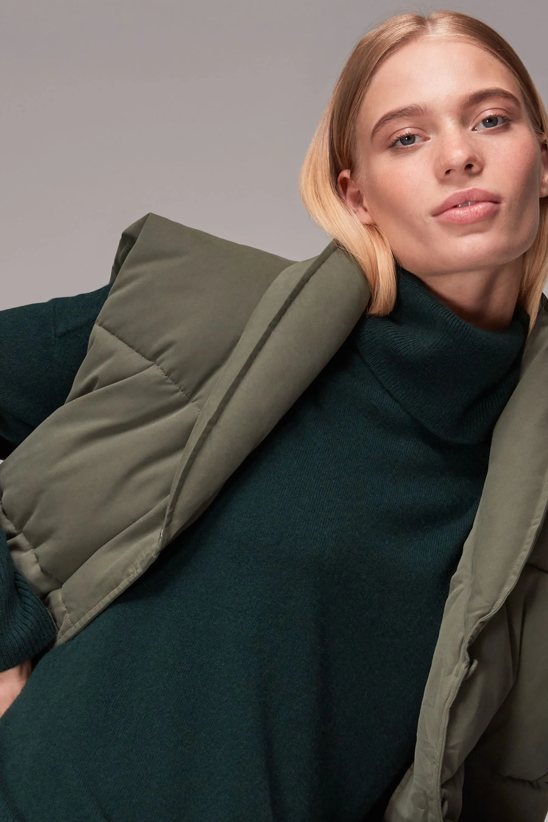 Whistles - Maglia a collo alto in cachemire    