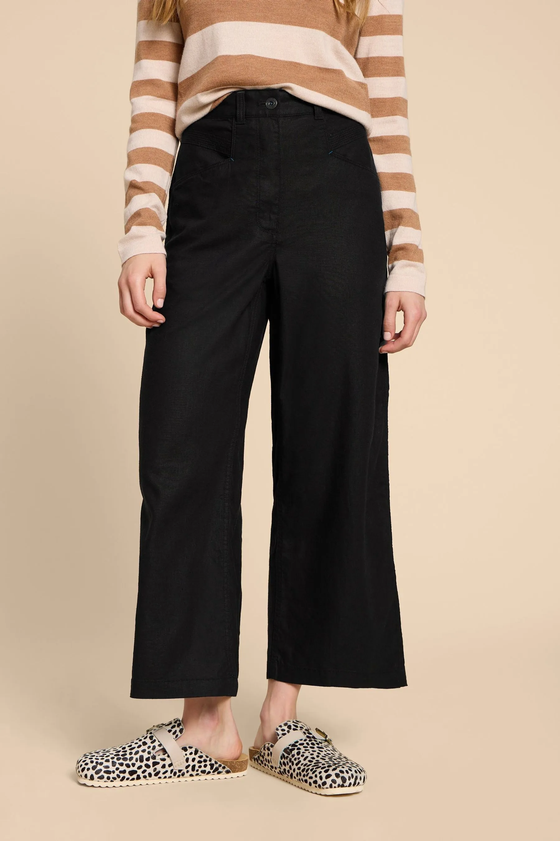 White Stuff - Harper Blend Pantaloni in lino