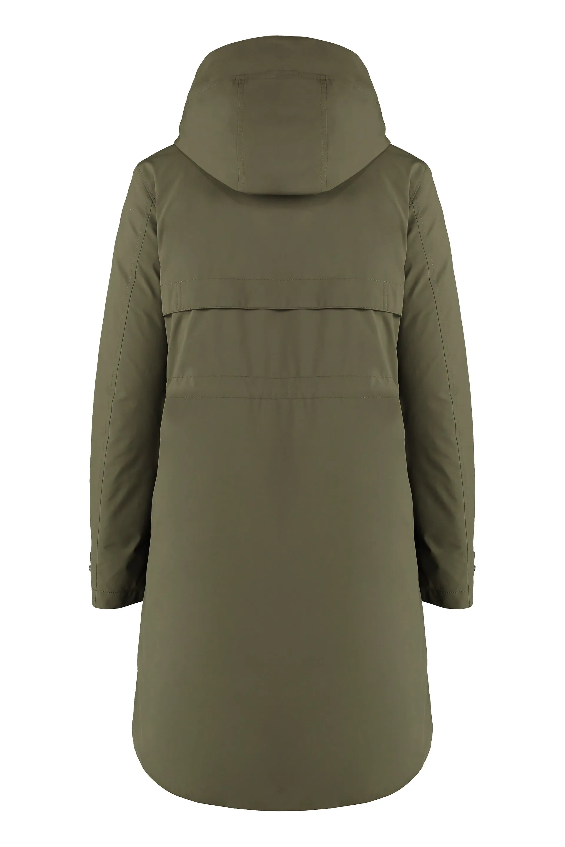 Woolrich Parka Military in tessuto tecnico con piumino interno removibile