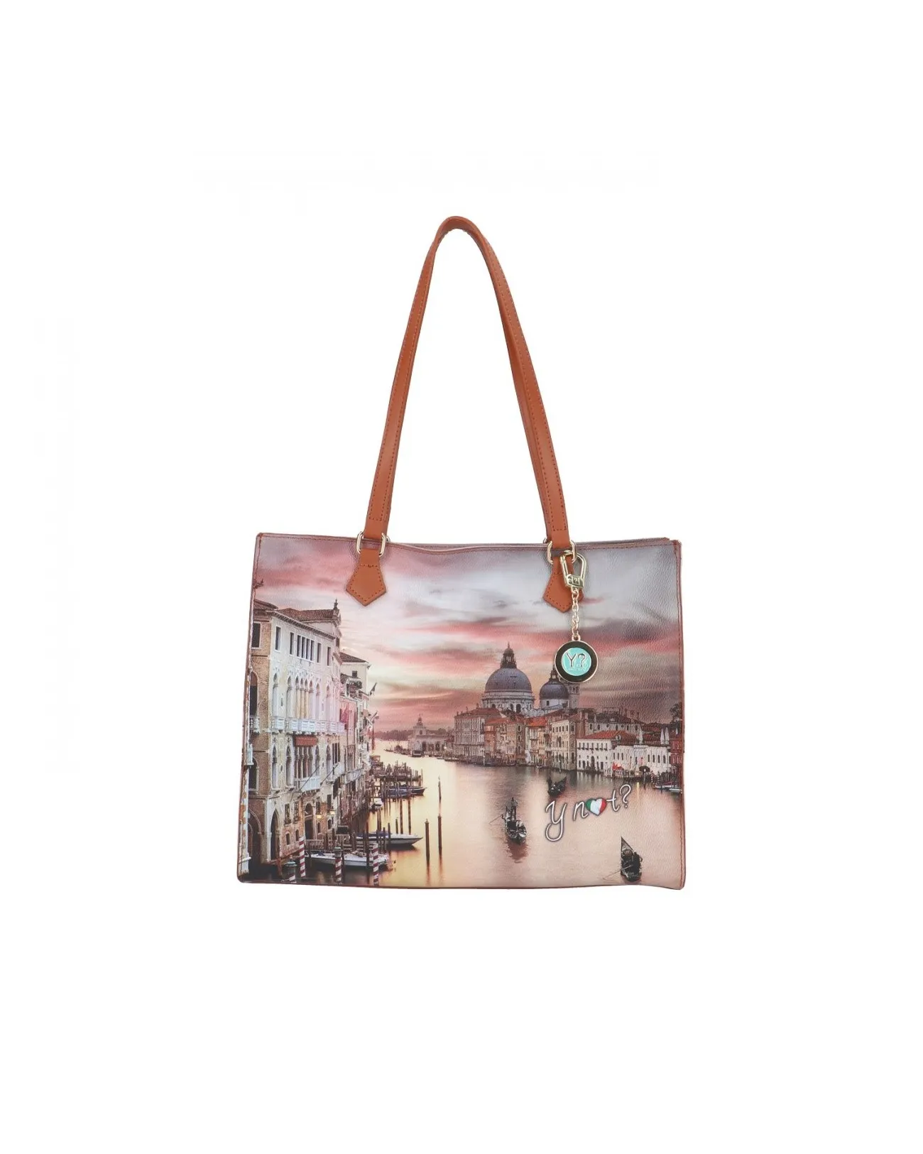 Ynot - Borsa a spalla squadrata in ecopelle Yesbag | Studioarch.com